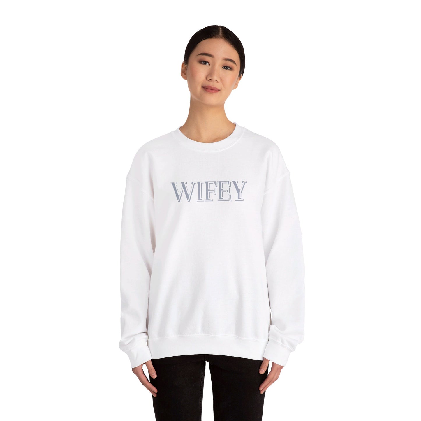 Wifey & Hubby Couples Crewneck Sweatshirt