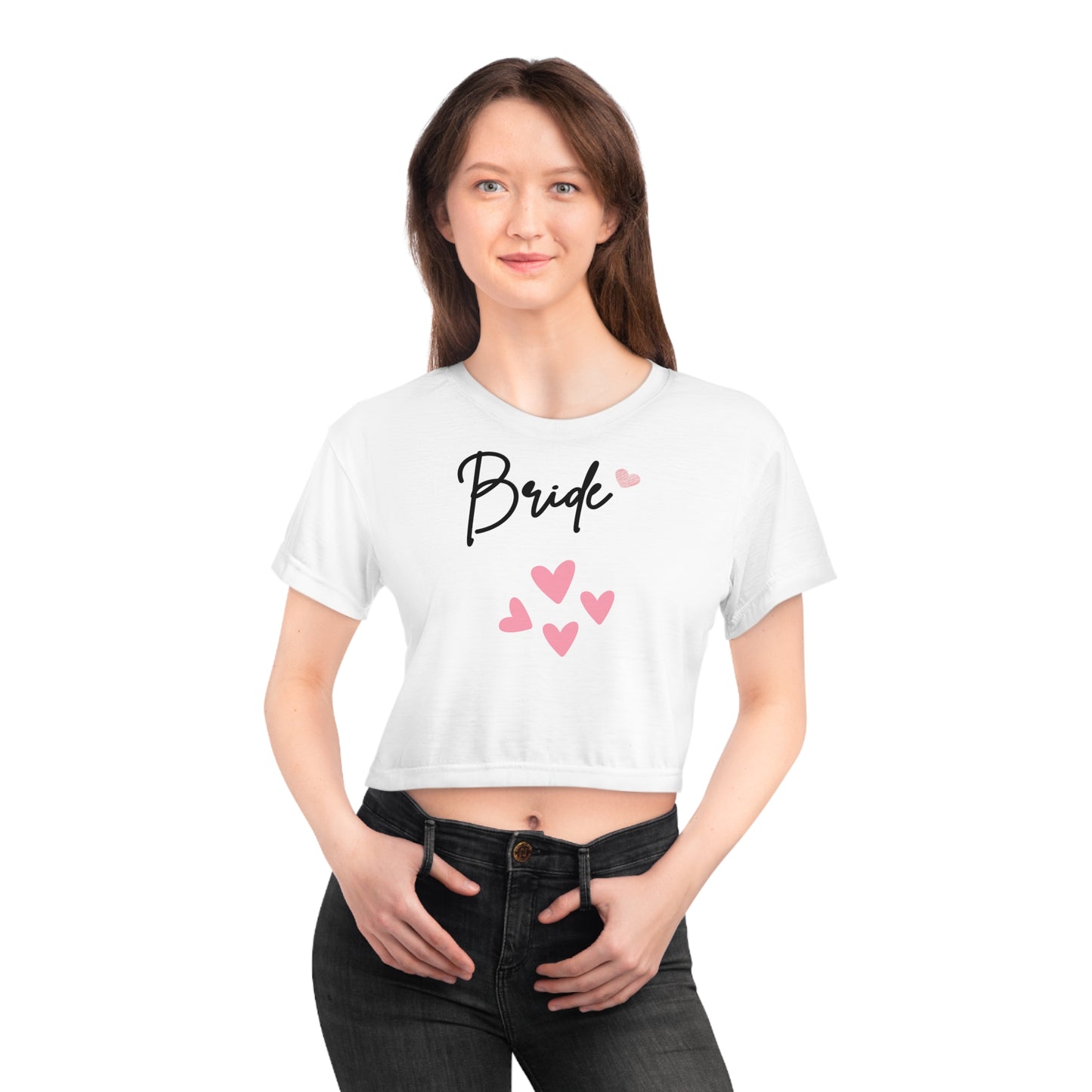 Bride's Hearts Crop Tee