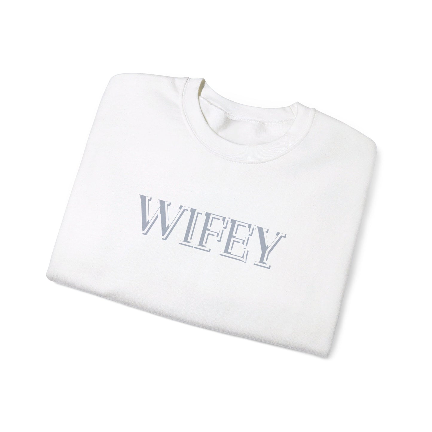 Wifey & Hubby Couples Crewneck Sweatshirt