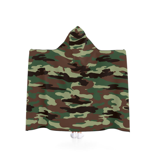 Hooded Blanket - Military Camo