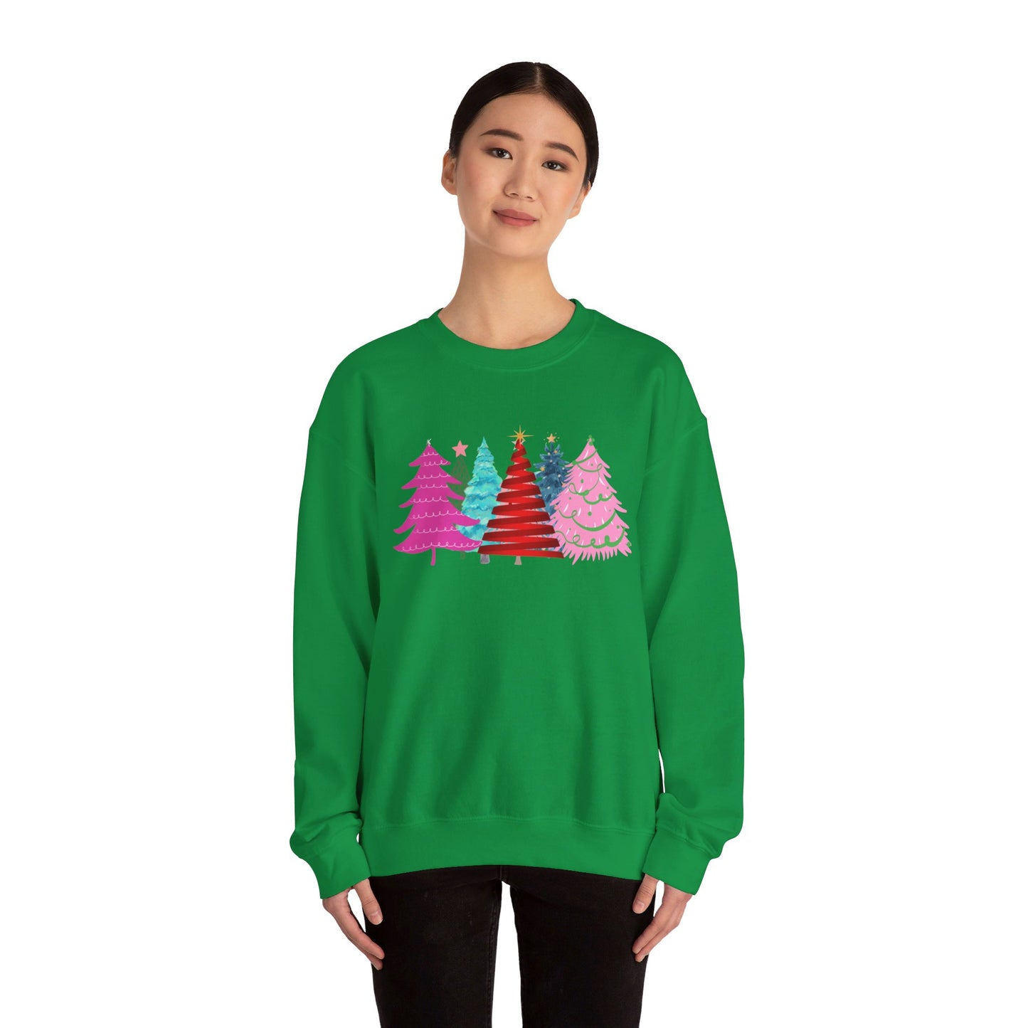 Colorful Christmas Tree Sweatshirt