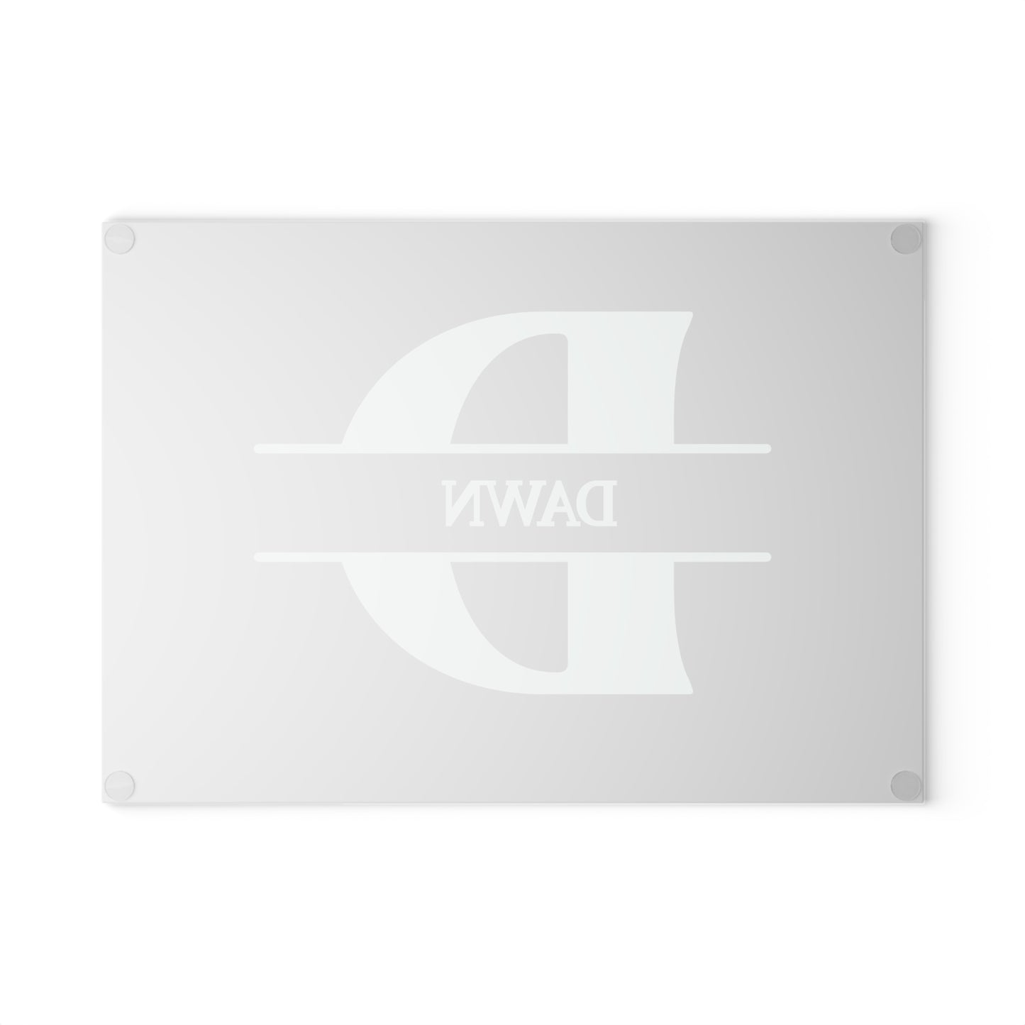 Personalized Glass Cutting Board