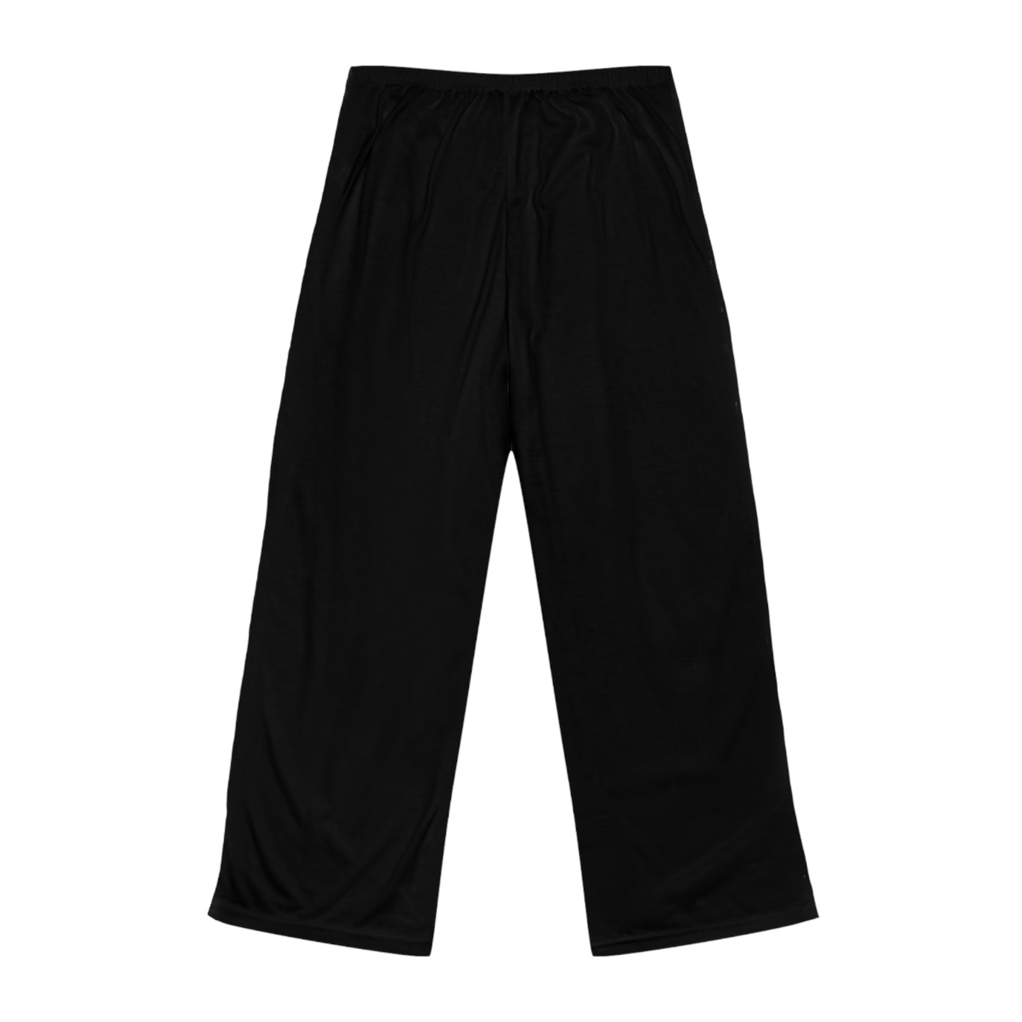 Women's Black Satin Pajama Pants