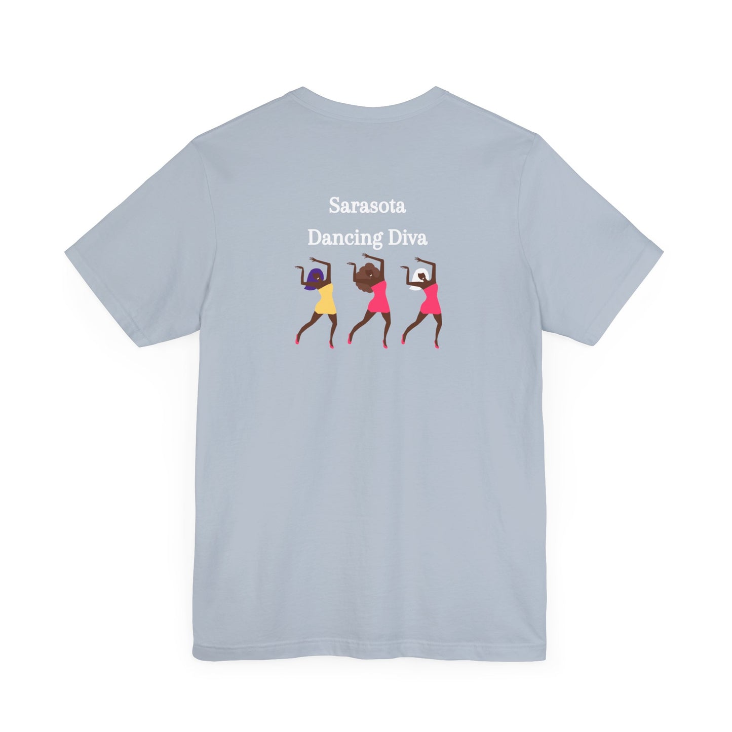 Sarasota Dancing Divas in Mini Skirts - Unisex Jersey Short Sleeve Tee