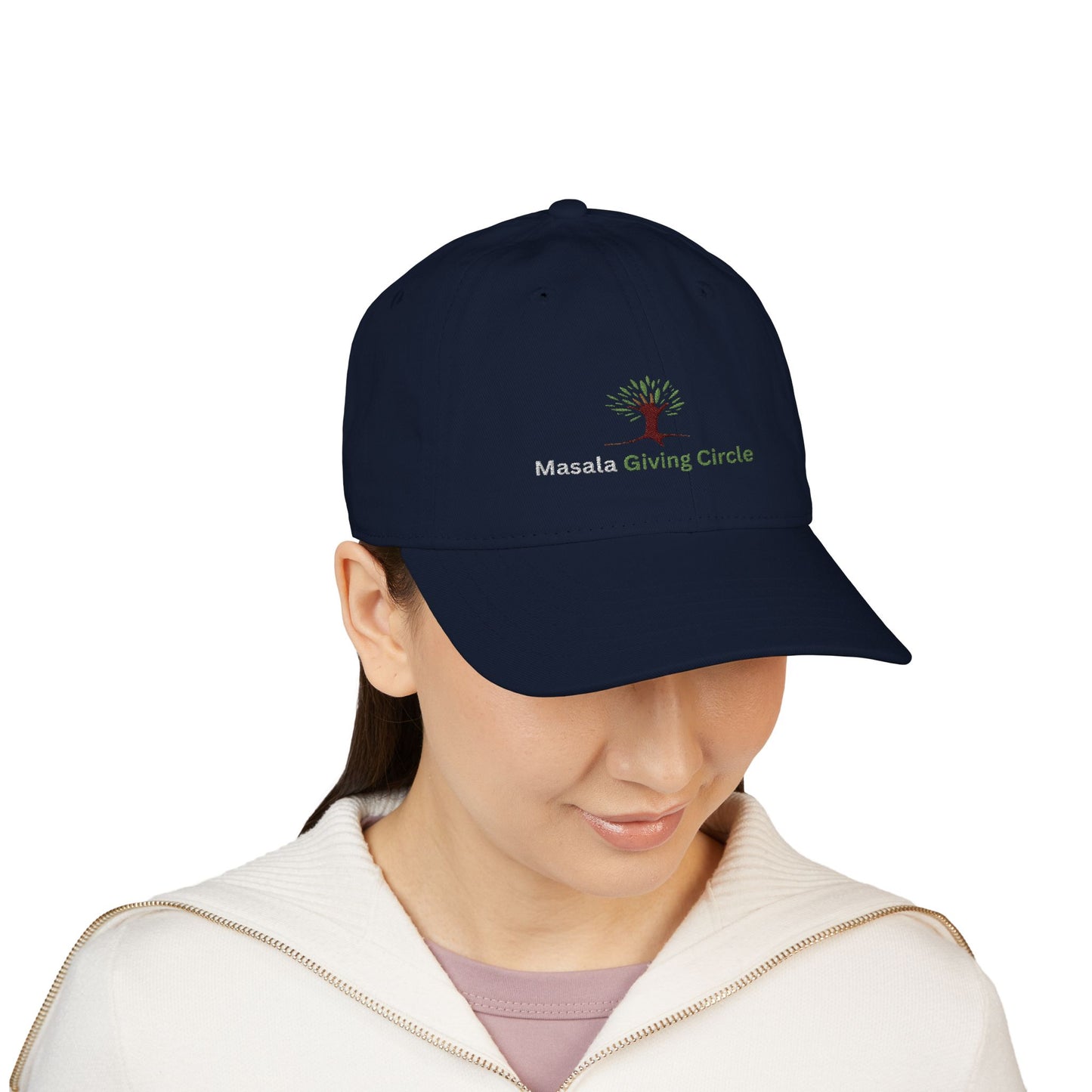 Organic Embroidered Tree Baseball Cap — 'Always Growing' Eco Cotton Hat