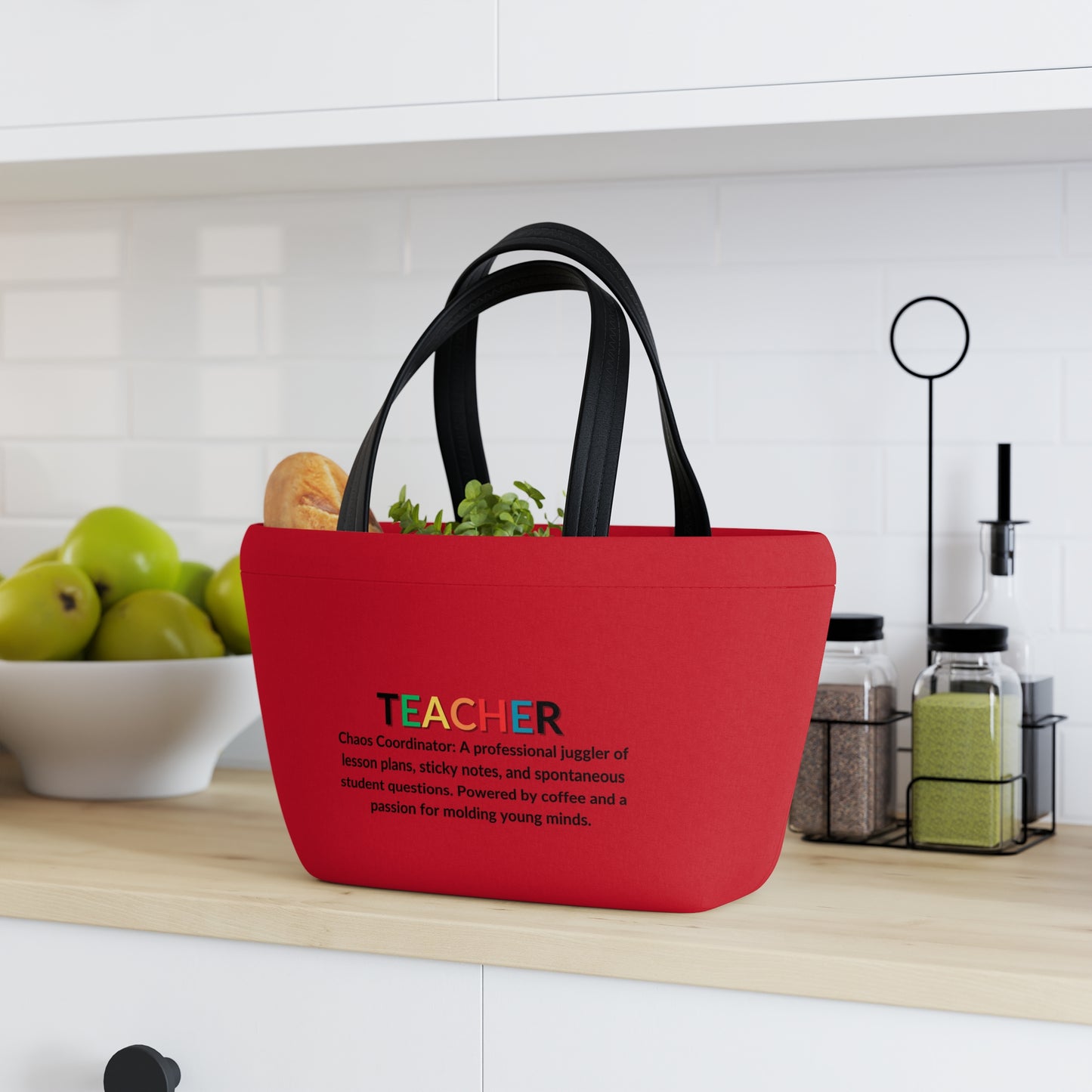 Teacher Lunch Tote Bag