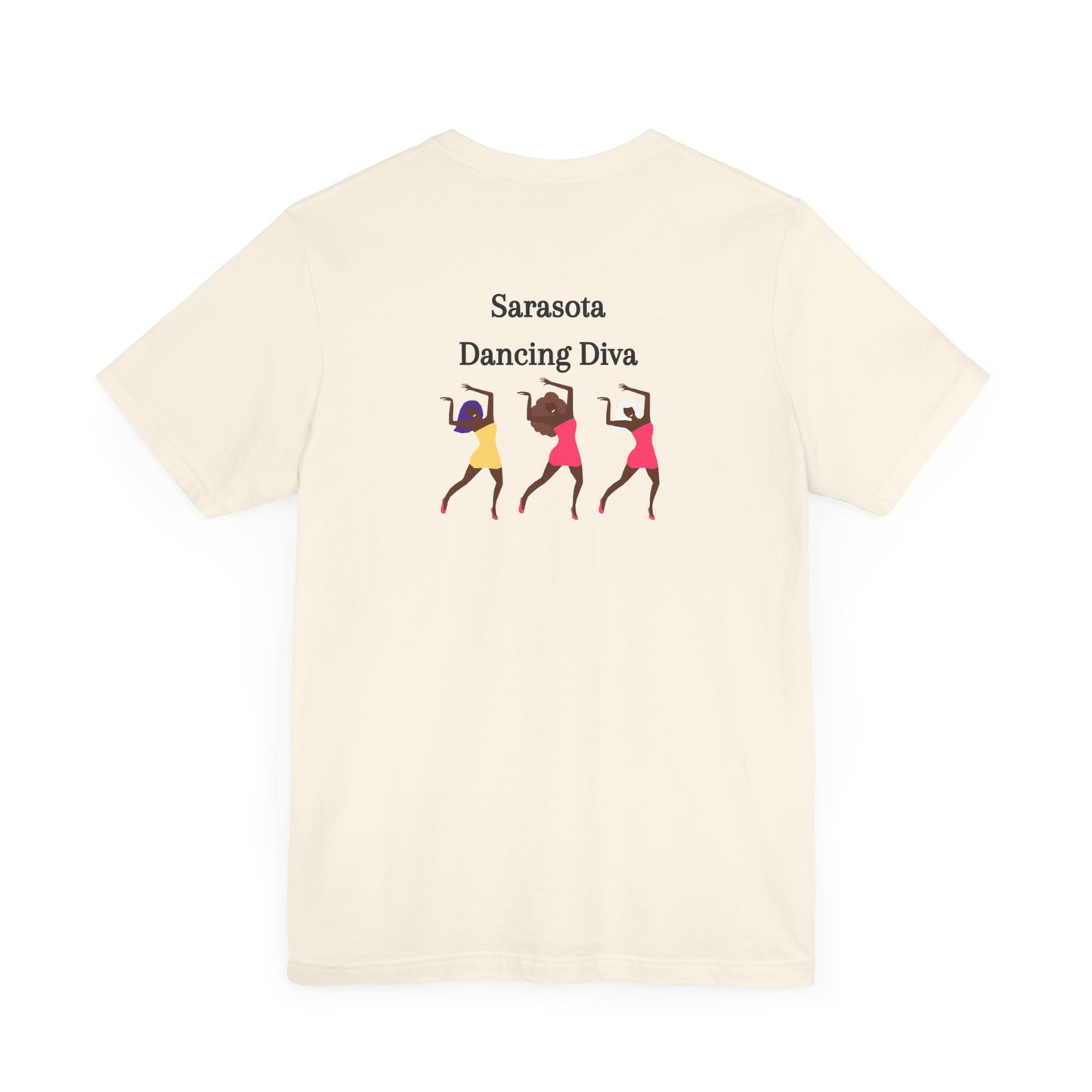 Sarasota Dancing Divas in Mini Skirts - Unisex Jersey Short Sleeve Tee