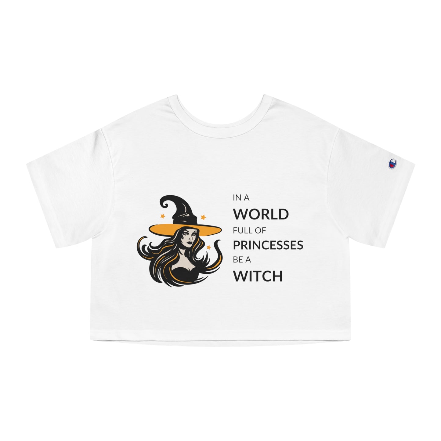 Witch In a World of Princesses Cropped T-Shirt