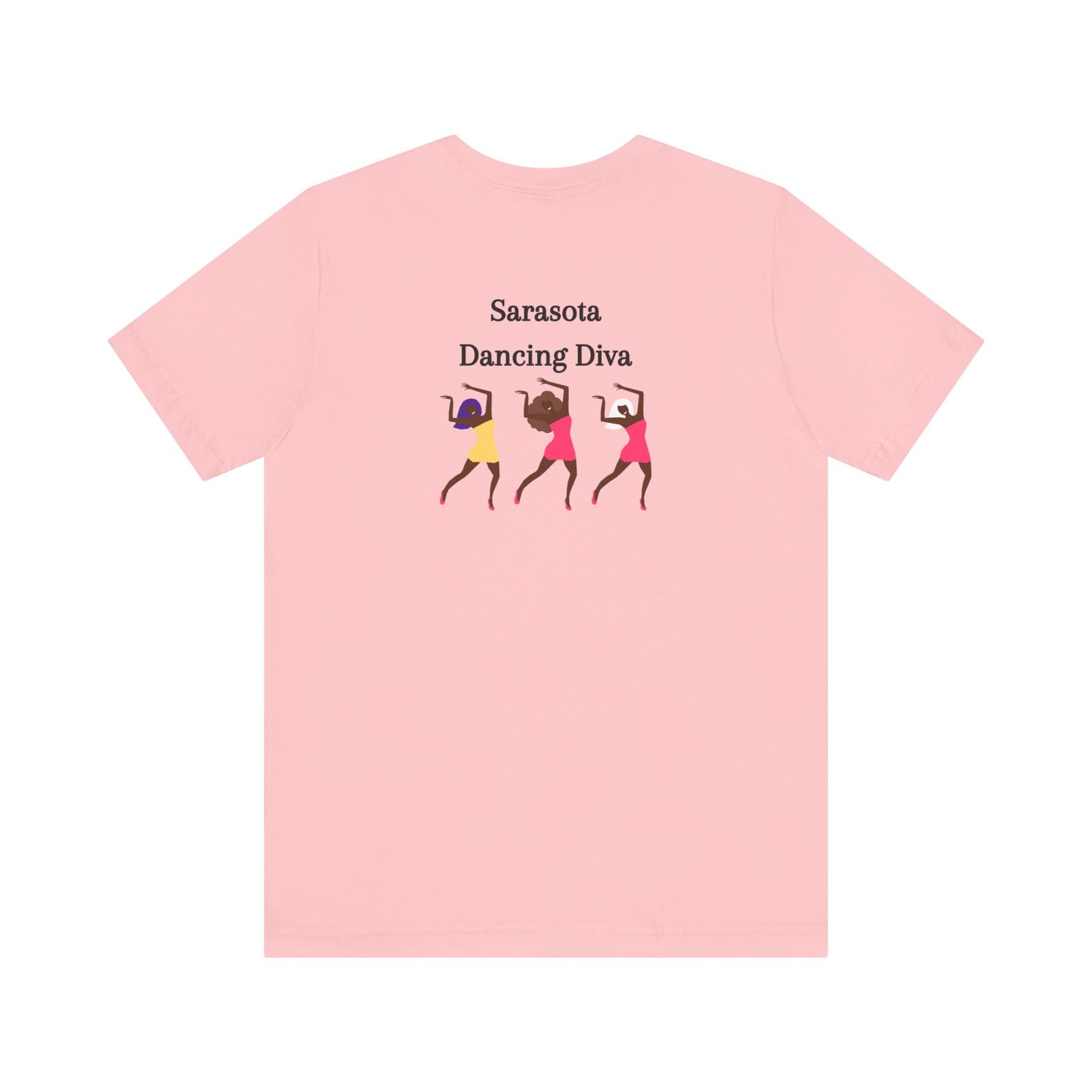 Sarasota Dancing Divas in Mini Skirts - Unisex Jersey Short Sleeve Tee