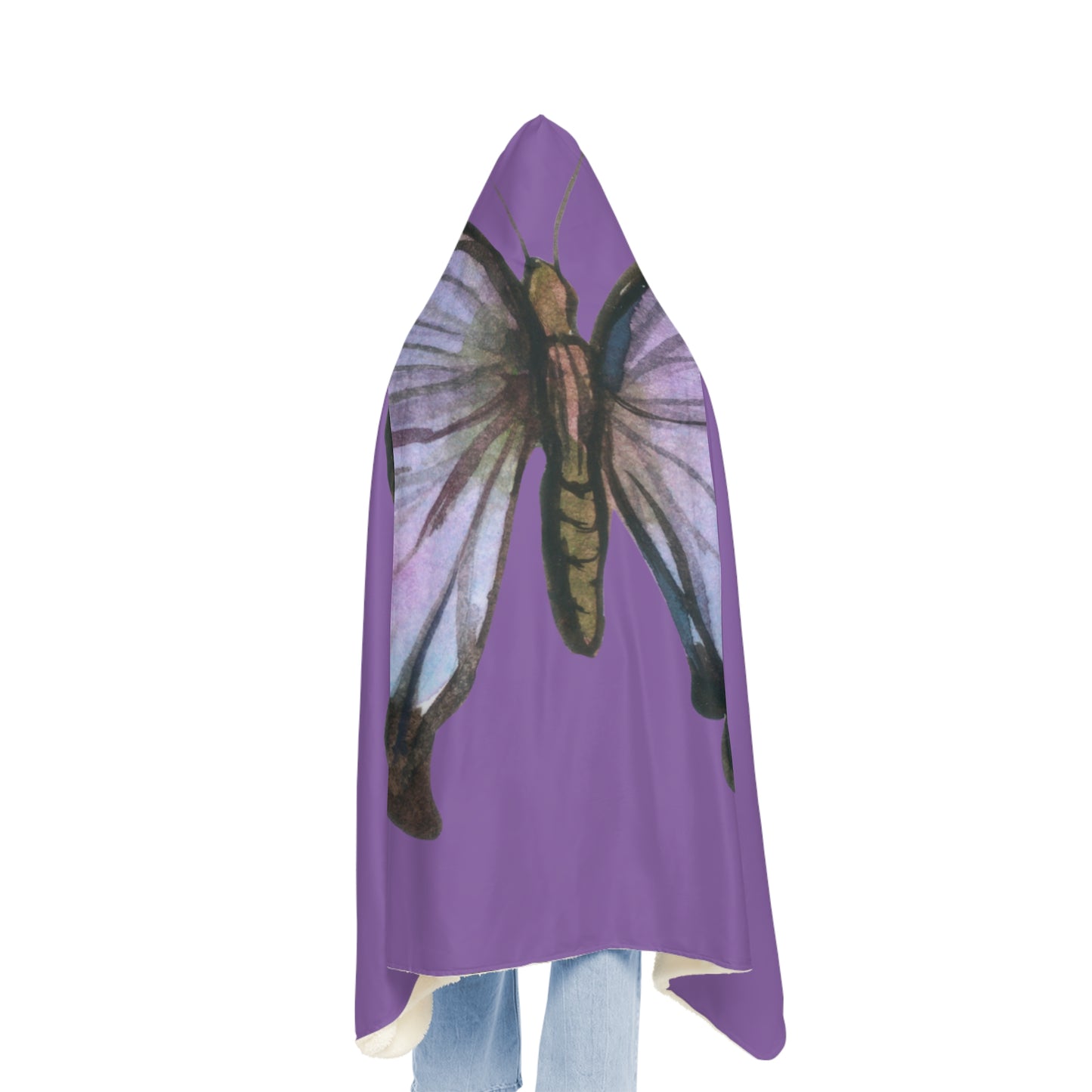 Butterfly Hooded Robe, Halloween Costume, Women's, Teens Butterfly Costume, Not Scary, Not Horror Costume