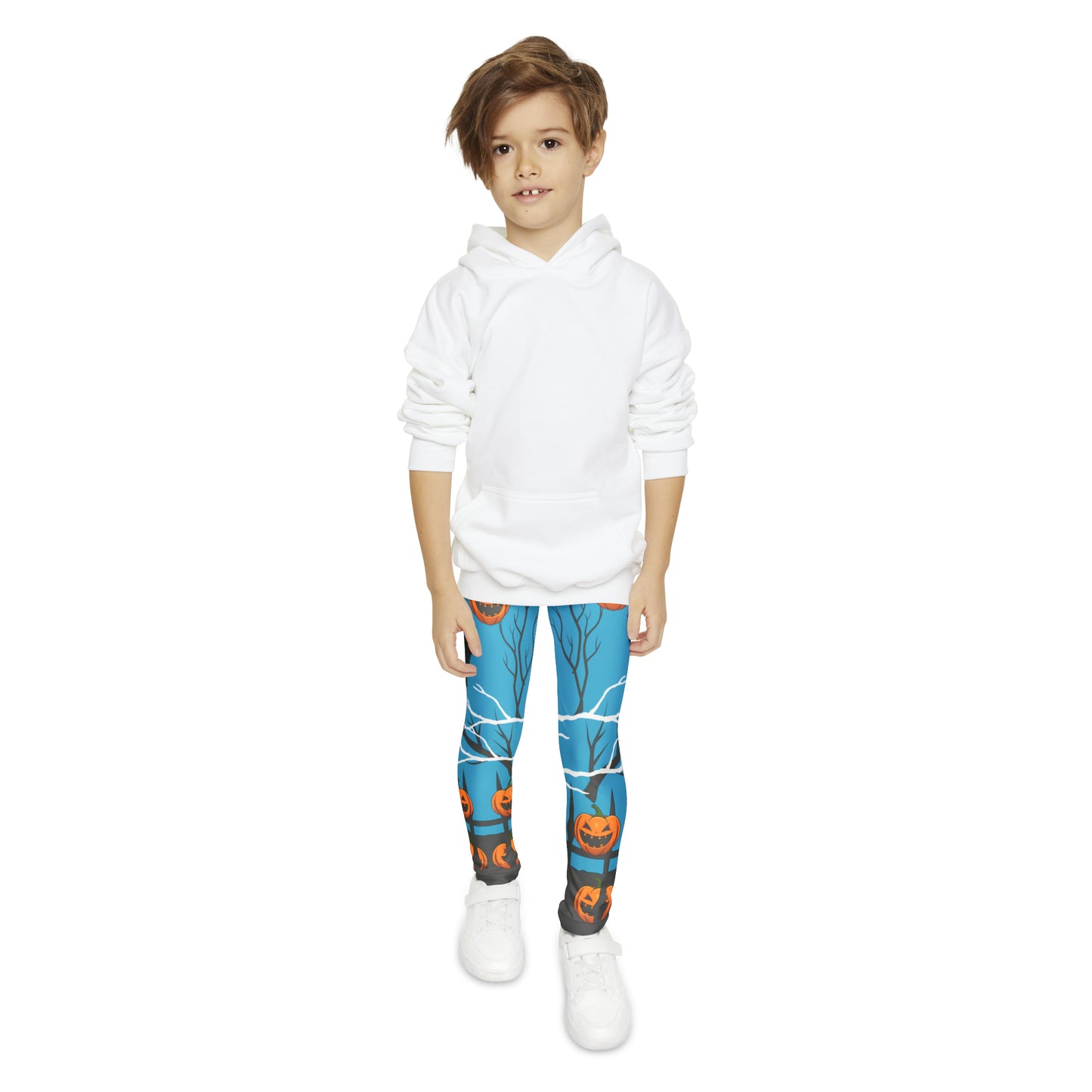 Jack O' Lantern Girl's Full-Lenth Leggings