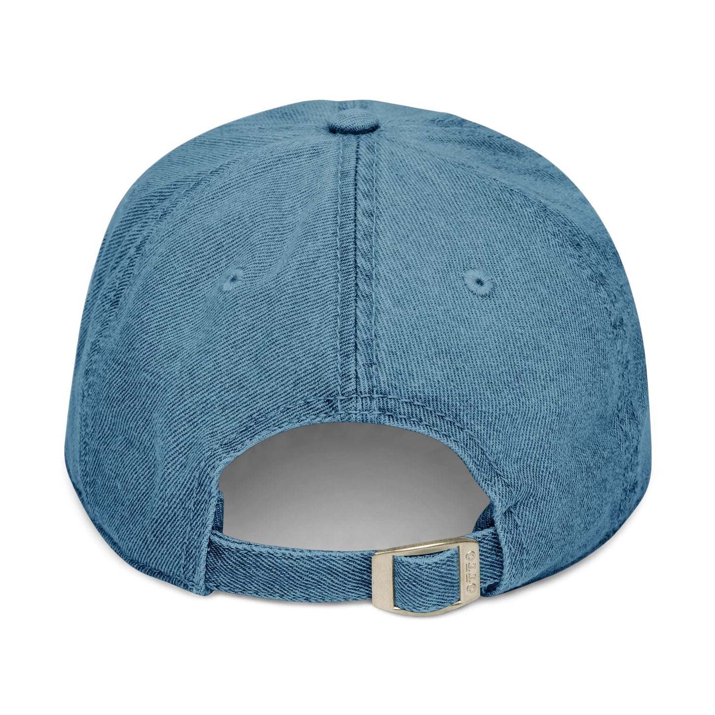 Masala Giving Circle Embroidered Denim Baseball Hat