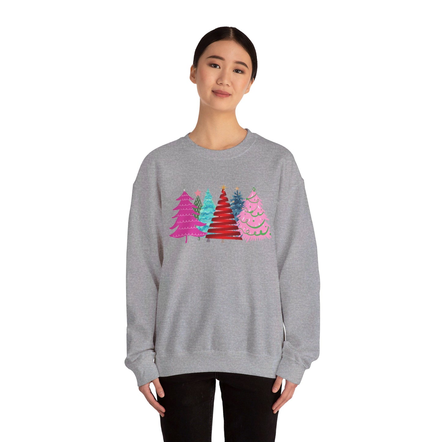 Colorful Christmas Tree Sweatshirt