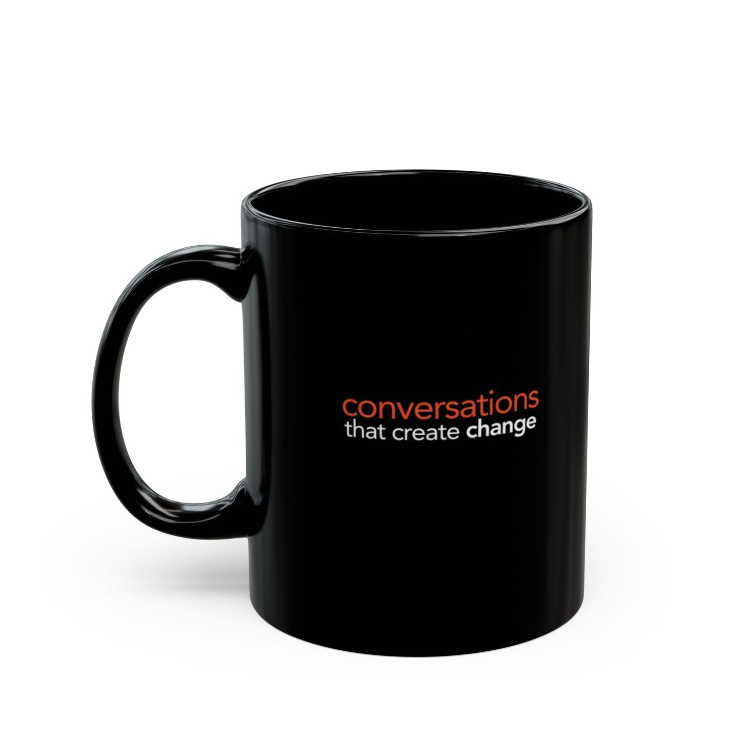 Culture Accelerators Black Mug - White Logo (11oz) Sample