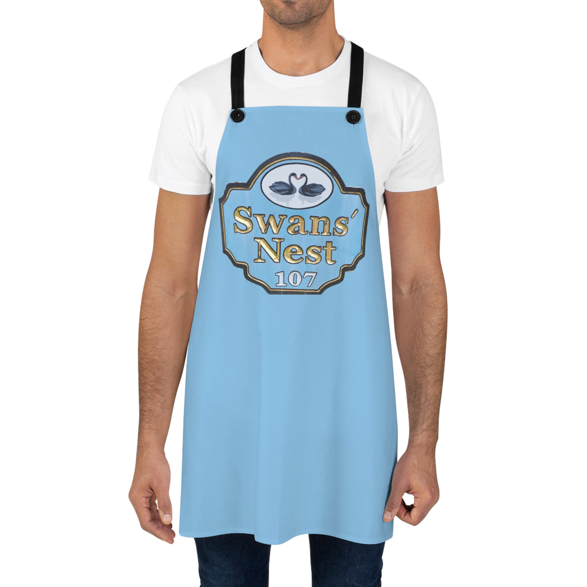 Swans' Nest 107 Blue Kitchen Apron