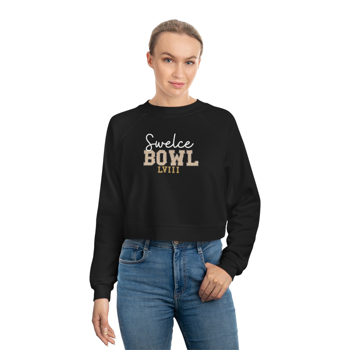 Swelce Bowl Cropped Top Football Sweatshirt, Travis Kelce 87 and TS Football Sweatshirt