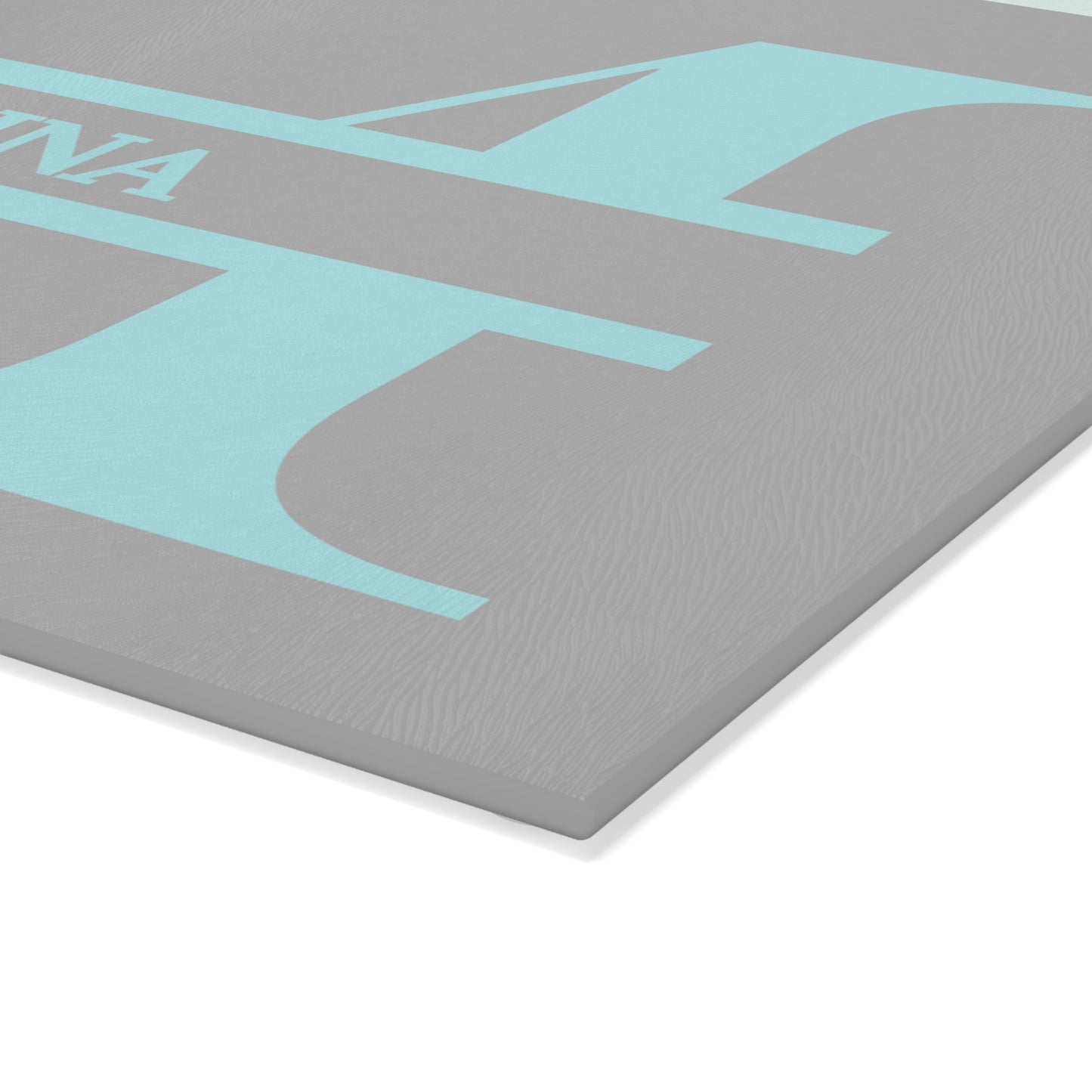 Marina - Personalized Glass Cutting Board — Monogram 'M'