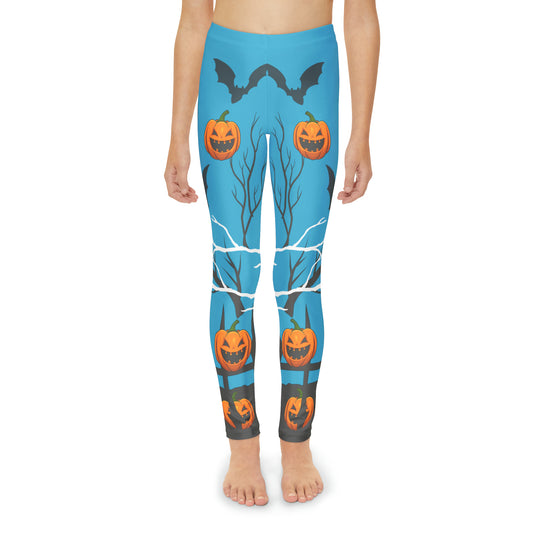 Jack O' Lantern Girl's Full-Lenth Leggings