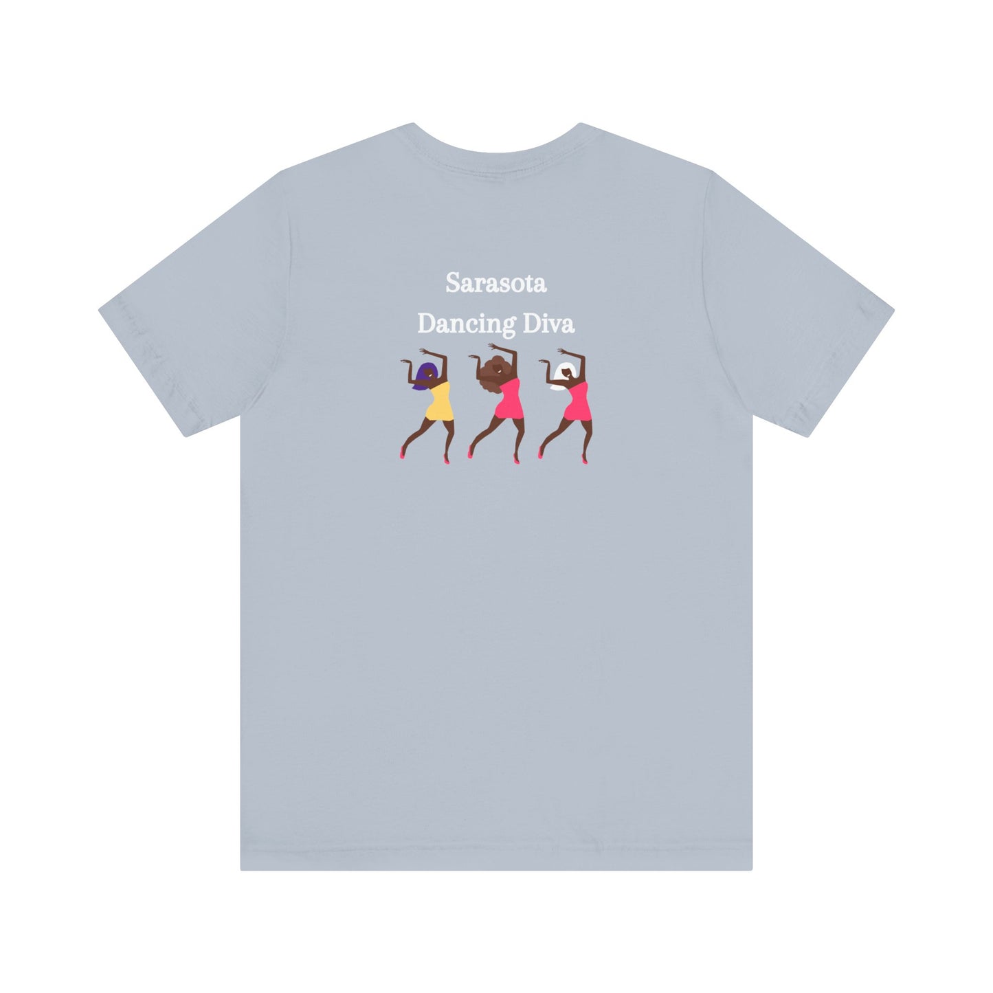 Sarasota Dancing Divas in Mini Skirts - Unisex Jersey Short Sleeve Tee