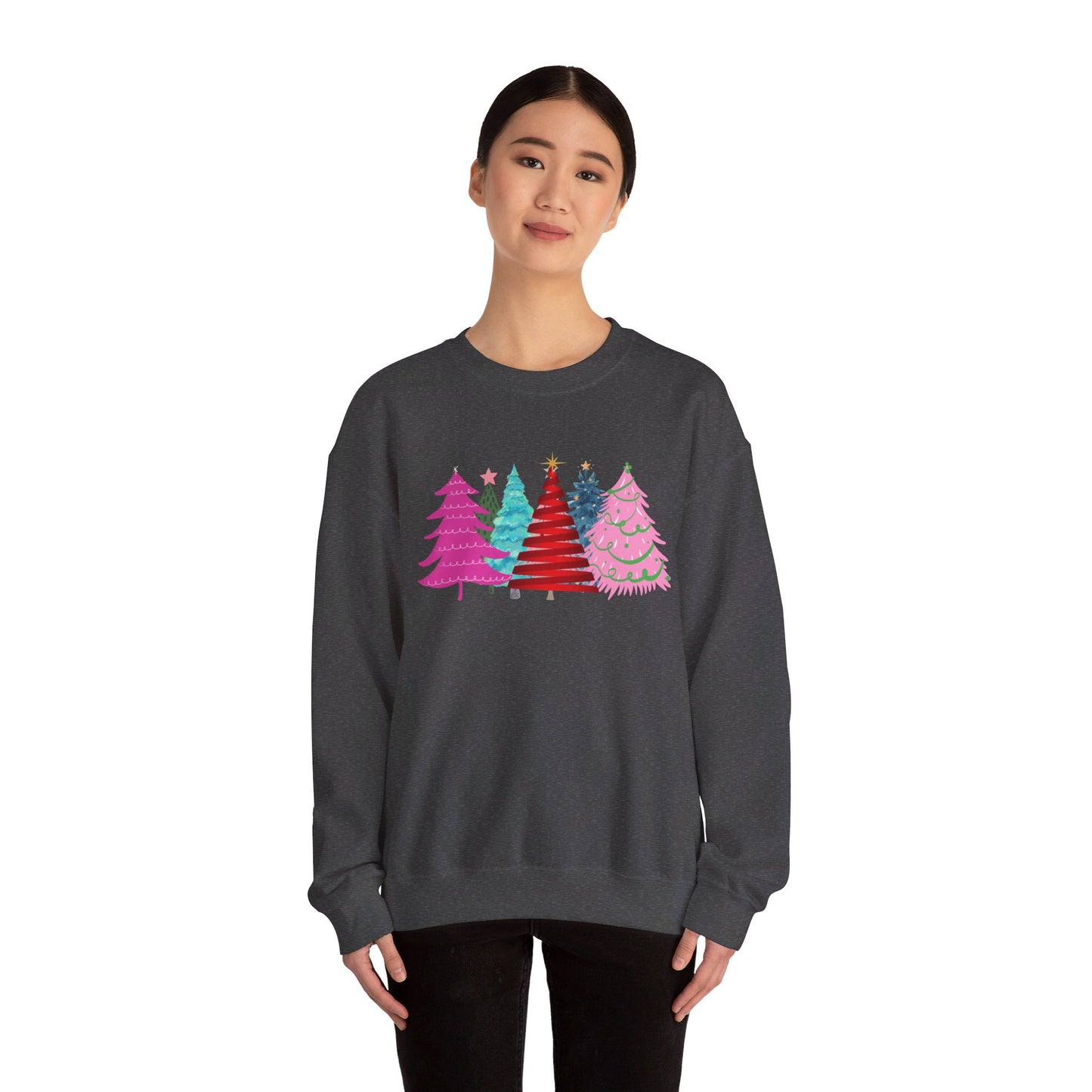 Colorful Christmas Tree Sweatshirt