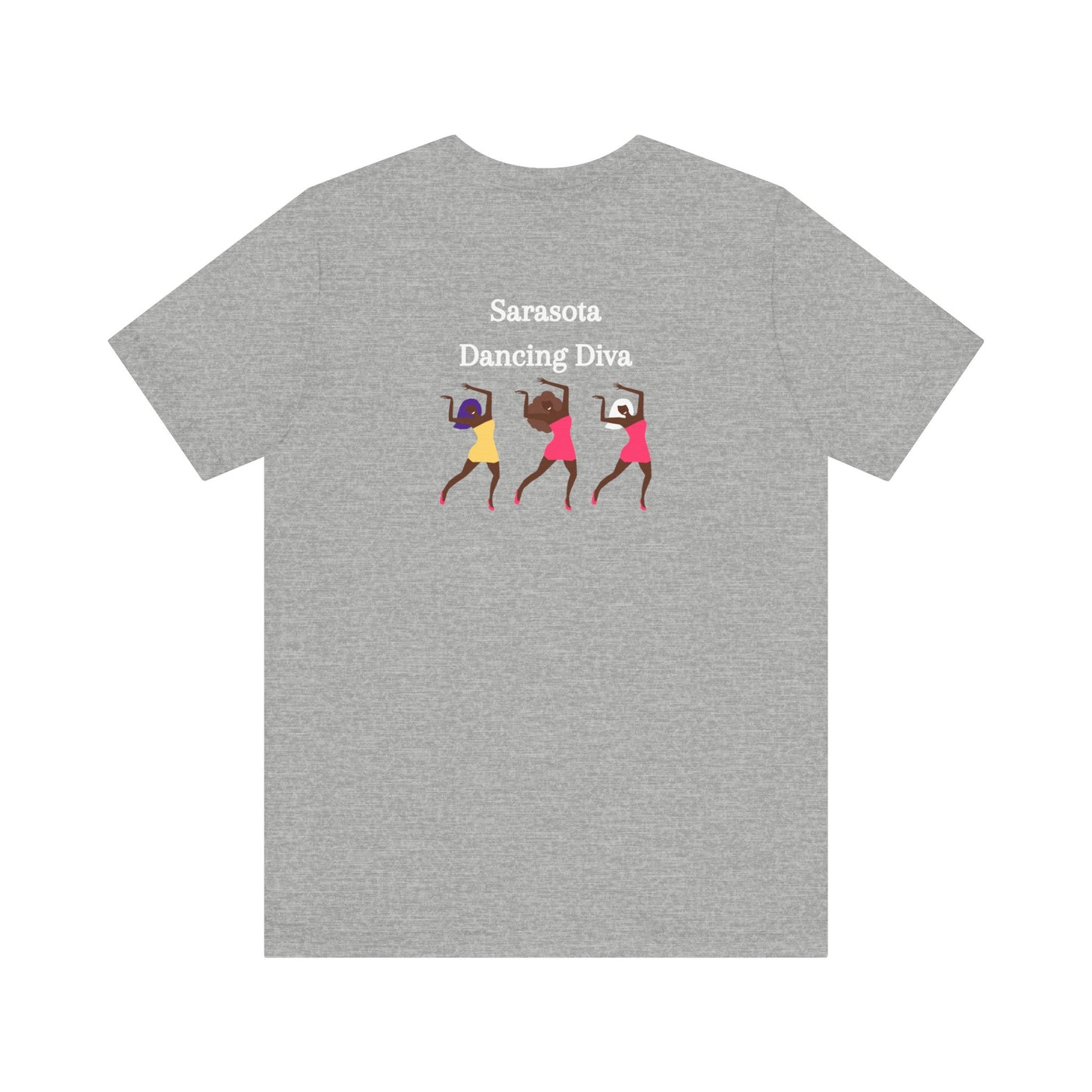 Sarasota Dancing Divas in Mini Skirts - Unisex Jersey Short Sleeve Tee