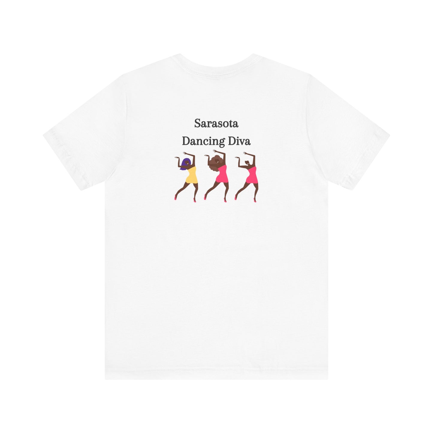 Sarasota Dancing Divas in Mini Skirts - Unisex Jersey Short Sleeve Tee