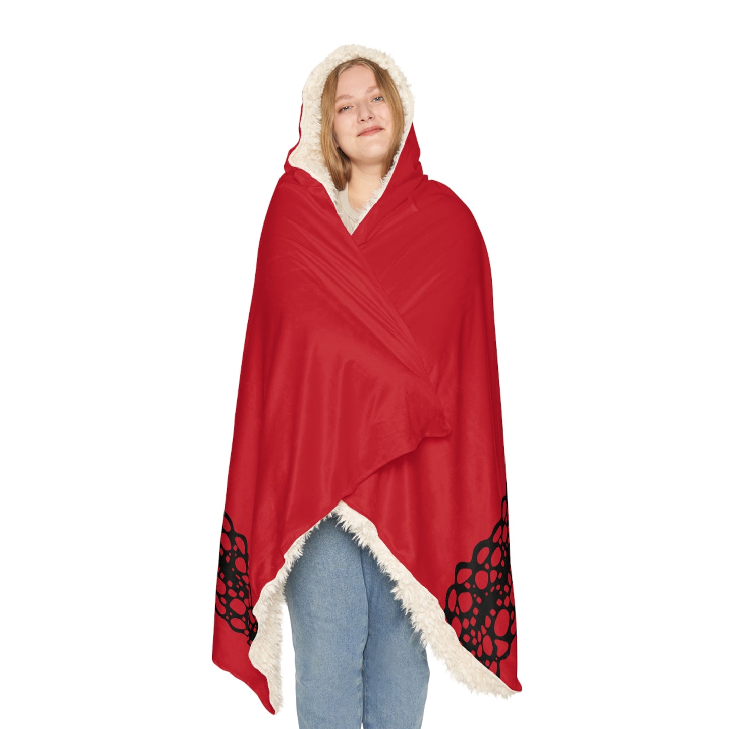 Red Riding Hood Cape Cloak, Halloween Costume, Hooded Blanket