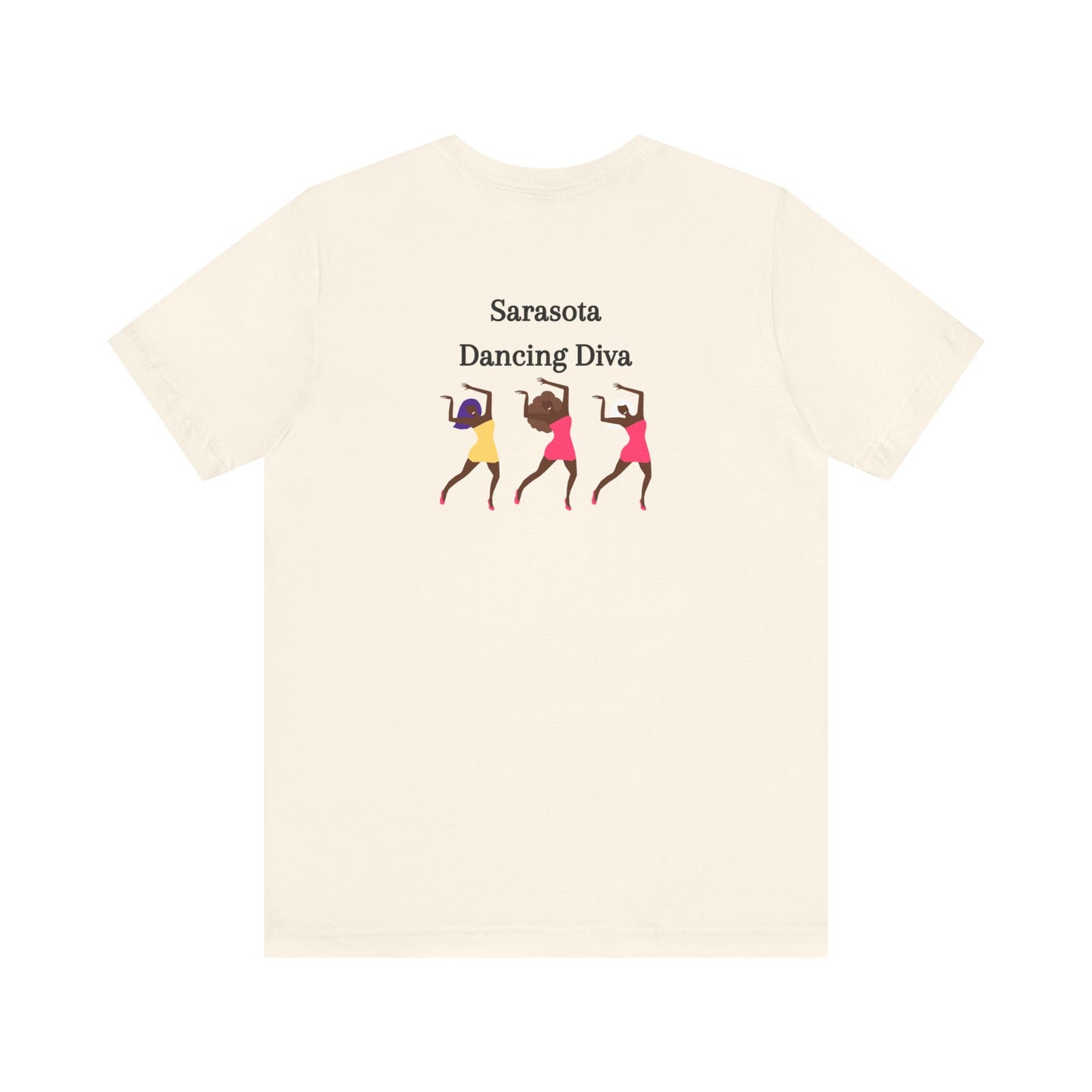 Sarasota Dancing Divas in Mini Skirts - Unisex Jersey Short Sleeve Tee