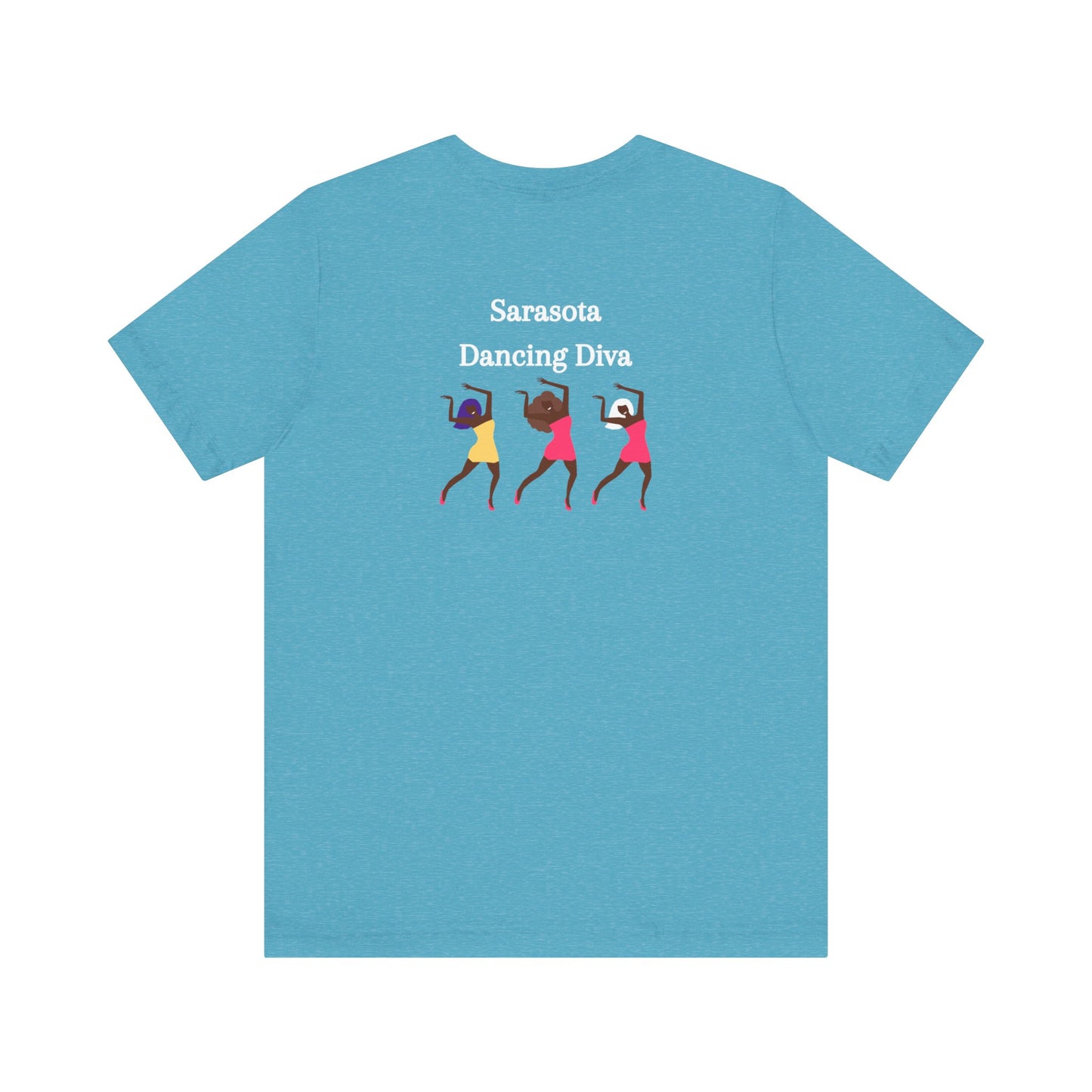 Sarasota Dancing Divas in Mini Skirts - Unisex Jersey Short Sleeve Tee