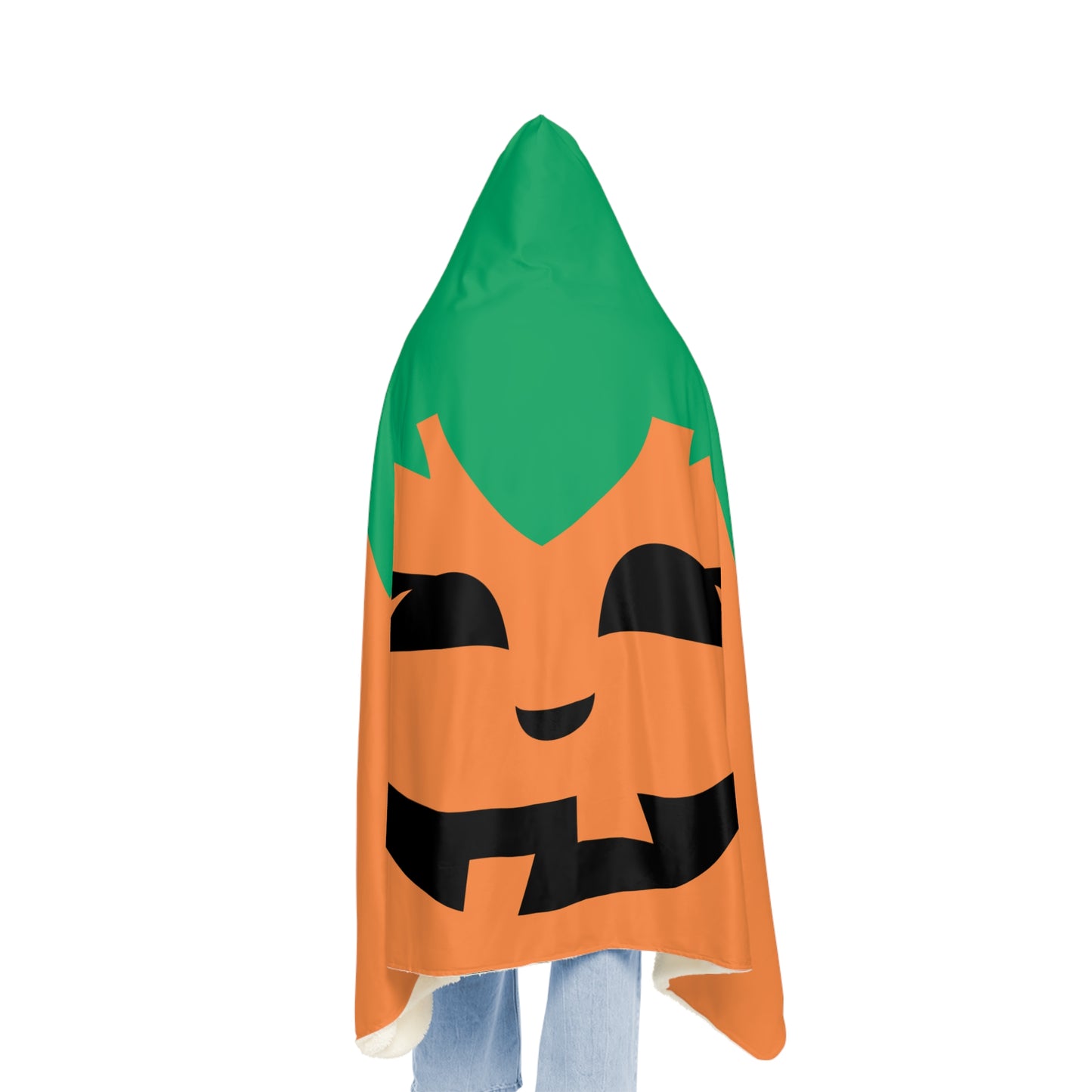 Pumpkin Costume for Woman, Pumpkin Cape/Hooded Blanket, Adult Halloween Costume, Women's Costume