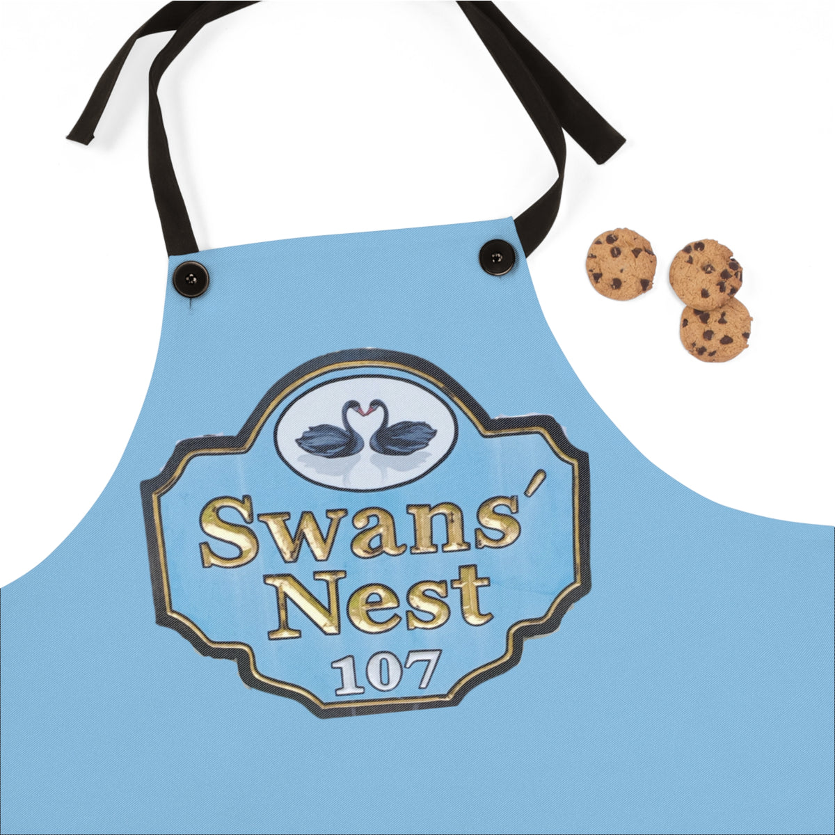 Swans' Nest 107 Blue Kitchen Apron