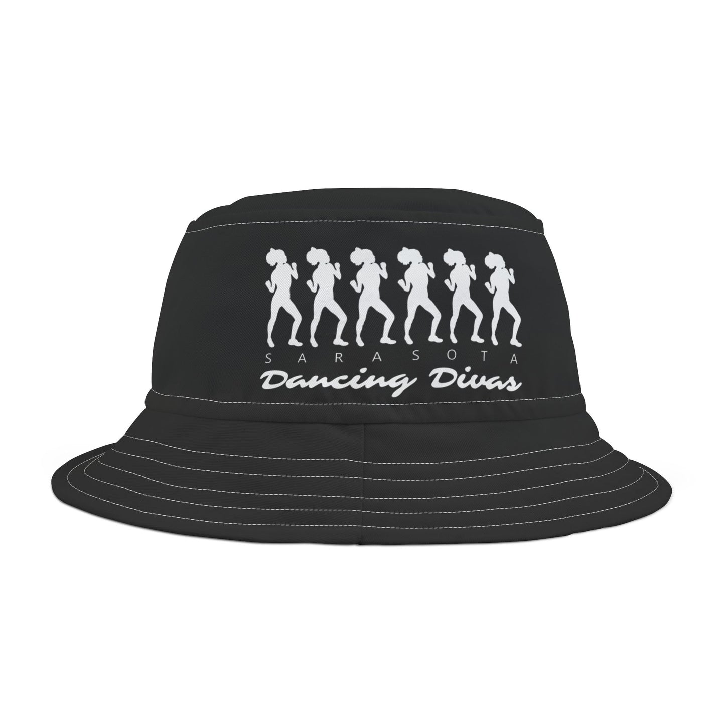 Dancing Diva Bucket Hat - Black