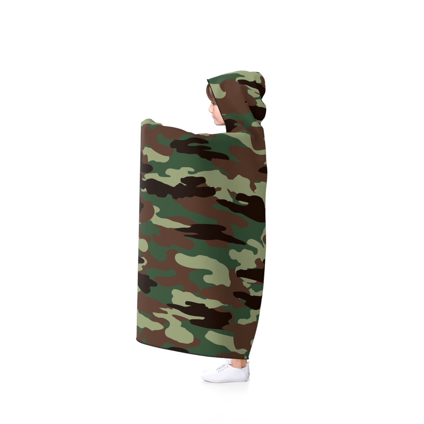 Hooded Blanket - Military Camo