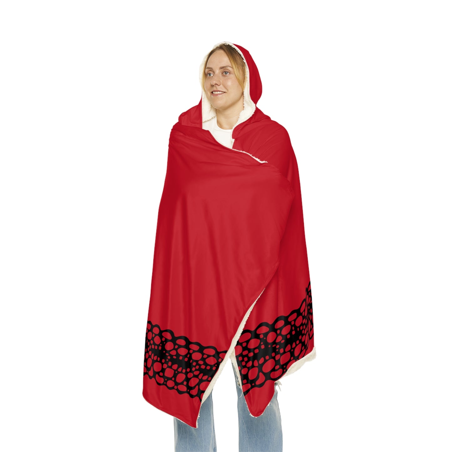 Red Riding Hood Cape Cloak, Halloween Costume, Hooded Blanket