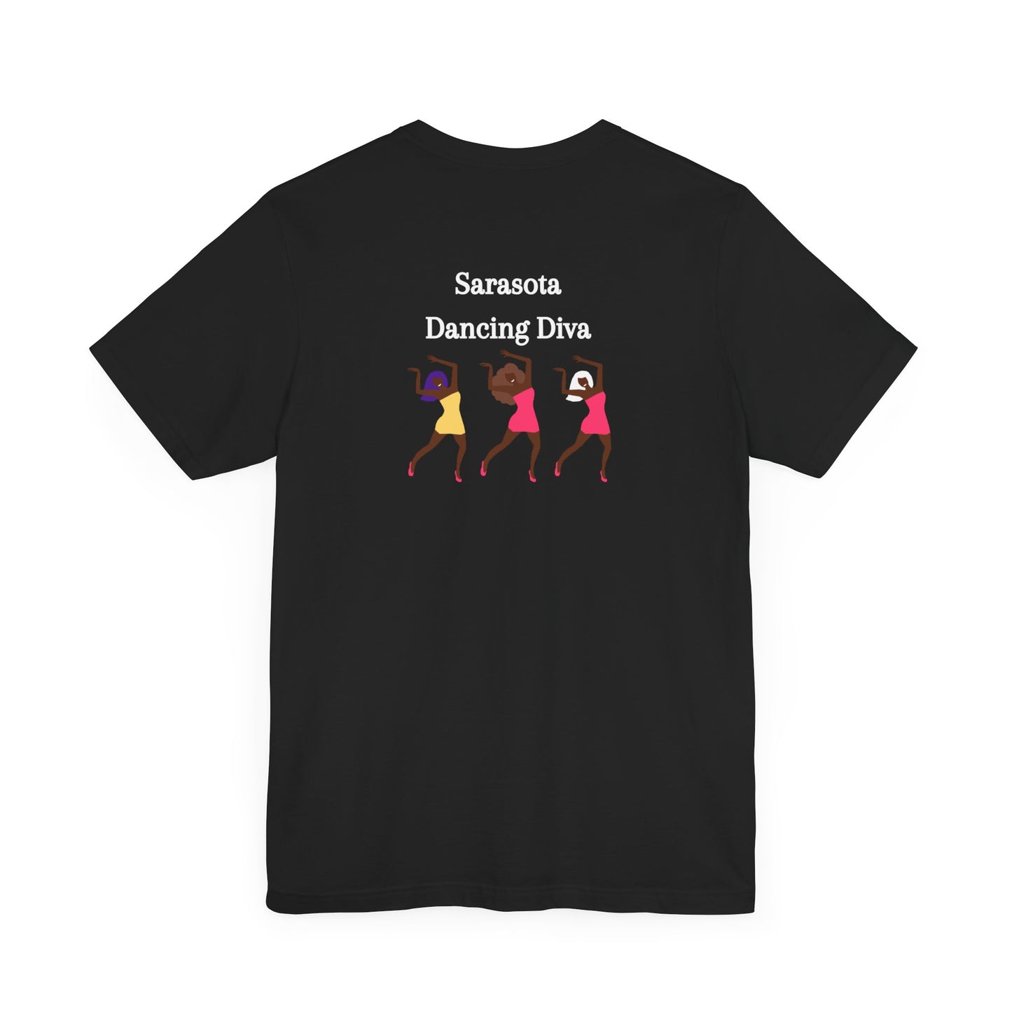 Sarasota Dancing Divas in Mini Skirts - Unisex Jersey Short Sleeve Tee