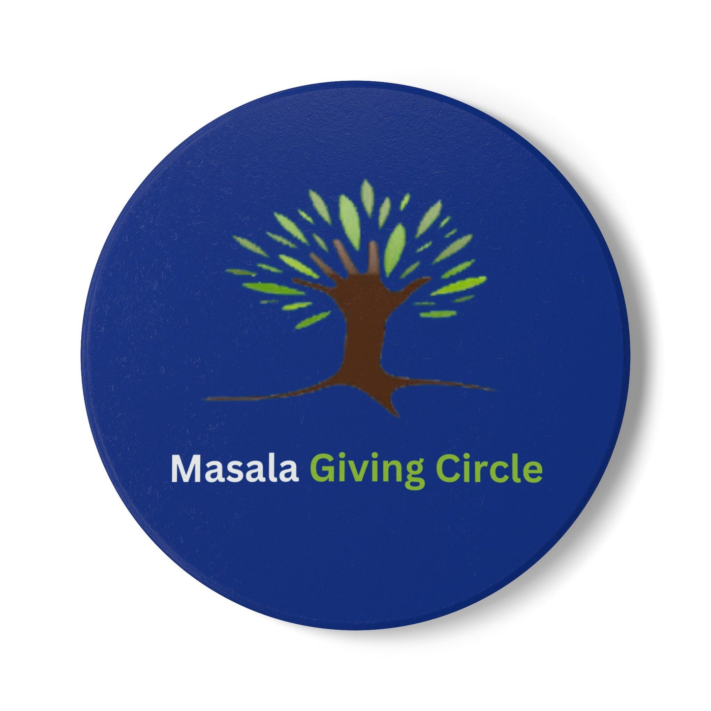 Ceramic Coaster - Masala Giving Circle Sample