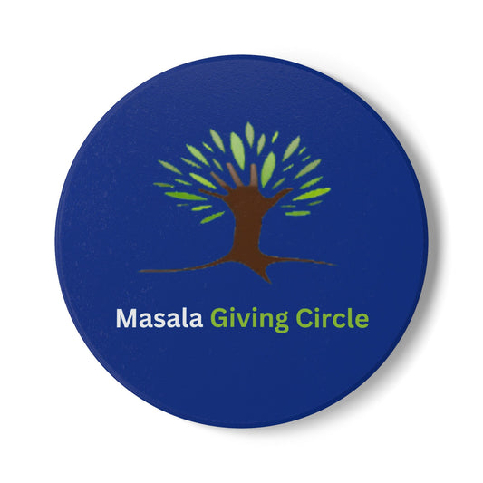 Ceramic Coaster - Masala Giving Circle Sample