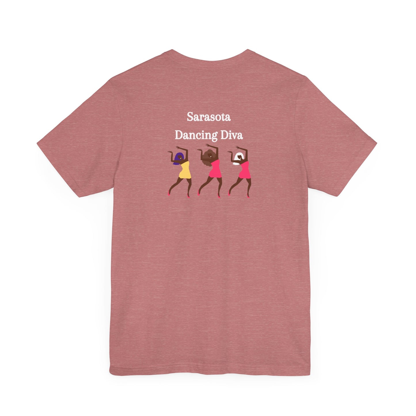 Sarasota Dancing Divas in Mini Skirts - Unisex Jersey Short Sleeve Tee