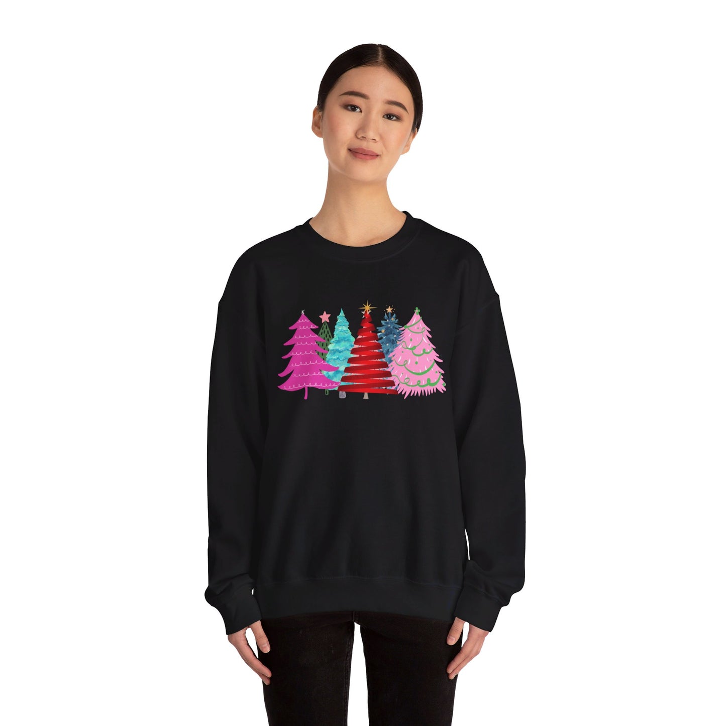 Colorful Christmas Tree Sweatshirt