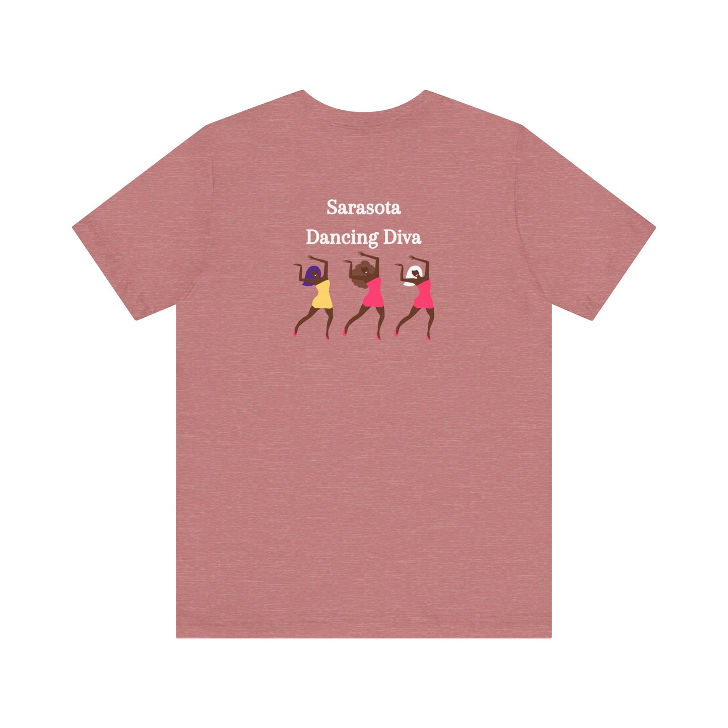 Sarasota Dancing Divas in Mini Skirts - Unisex Jersey Short Sleeve Tee