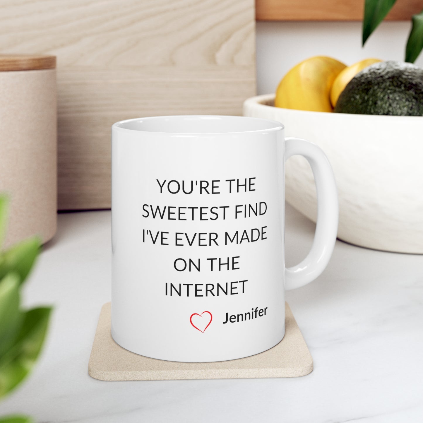 Sweetest Find On The Internet Personalized Mug