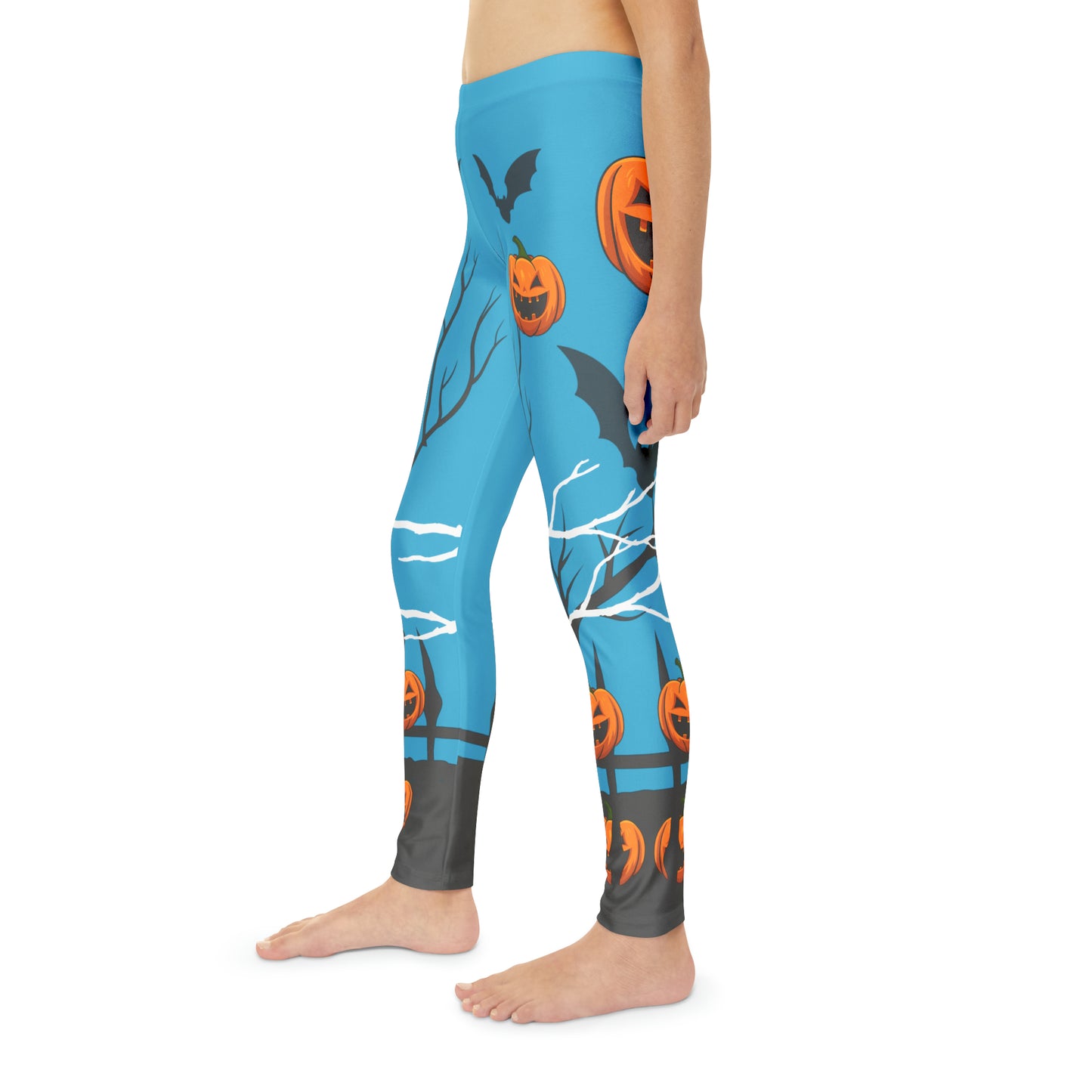 Jack O' Lantern Girl's Full-Lenth Leggings