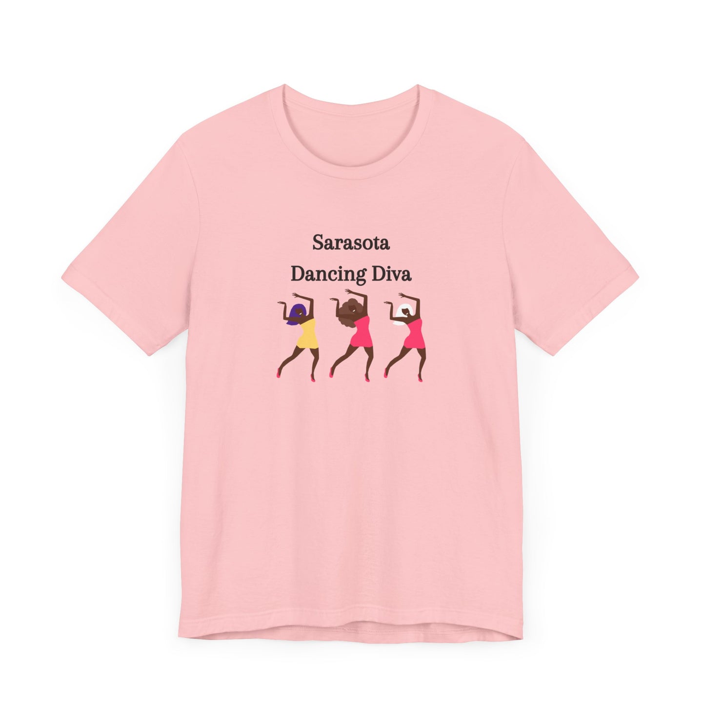 Sarasota Dancing Divas in Mini Skirts - Unisex Jersey Short Sleeve Tee