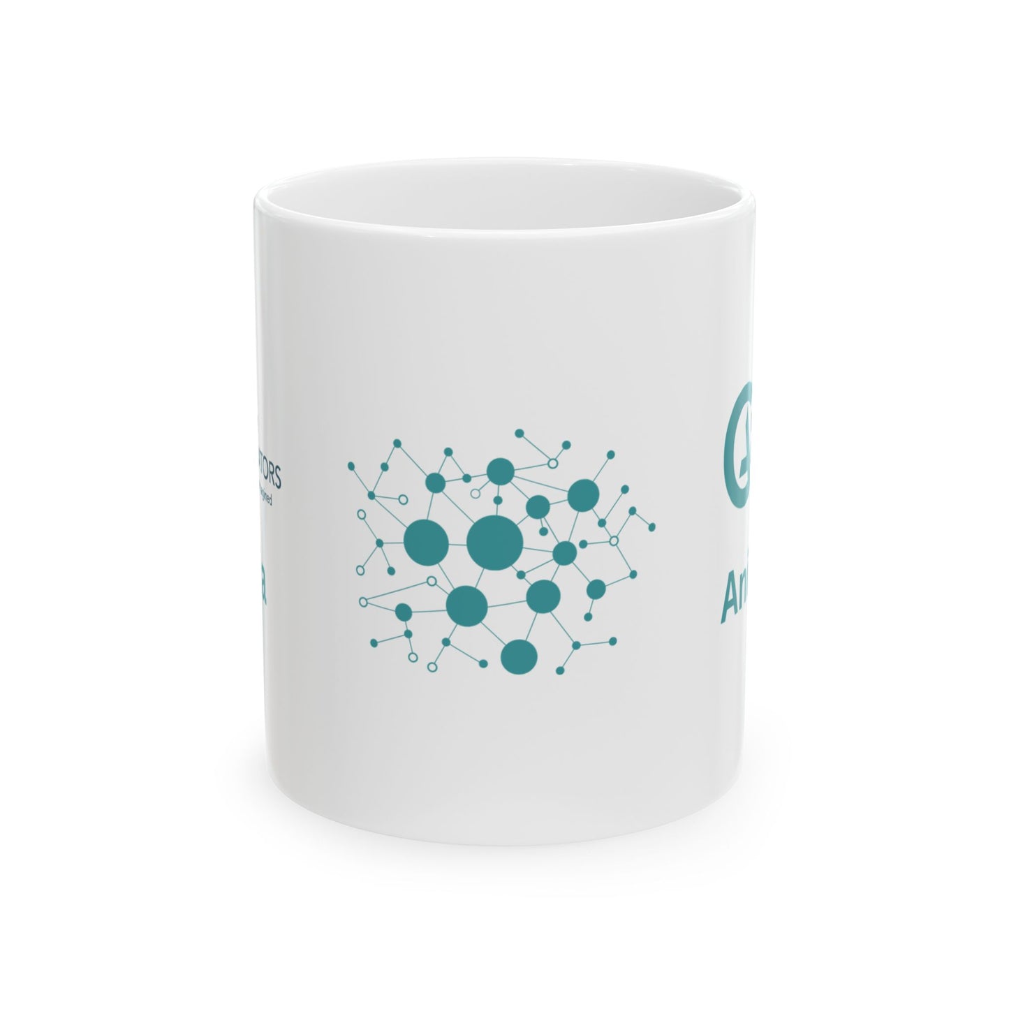 Culture Accelerator Molecule Ceramic Mug, (11oz)