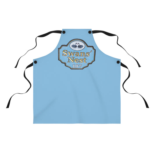 Swans' Nest 107 Blue Kitchen Apron