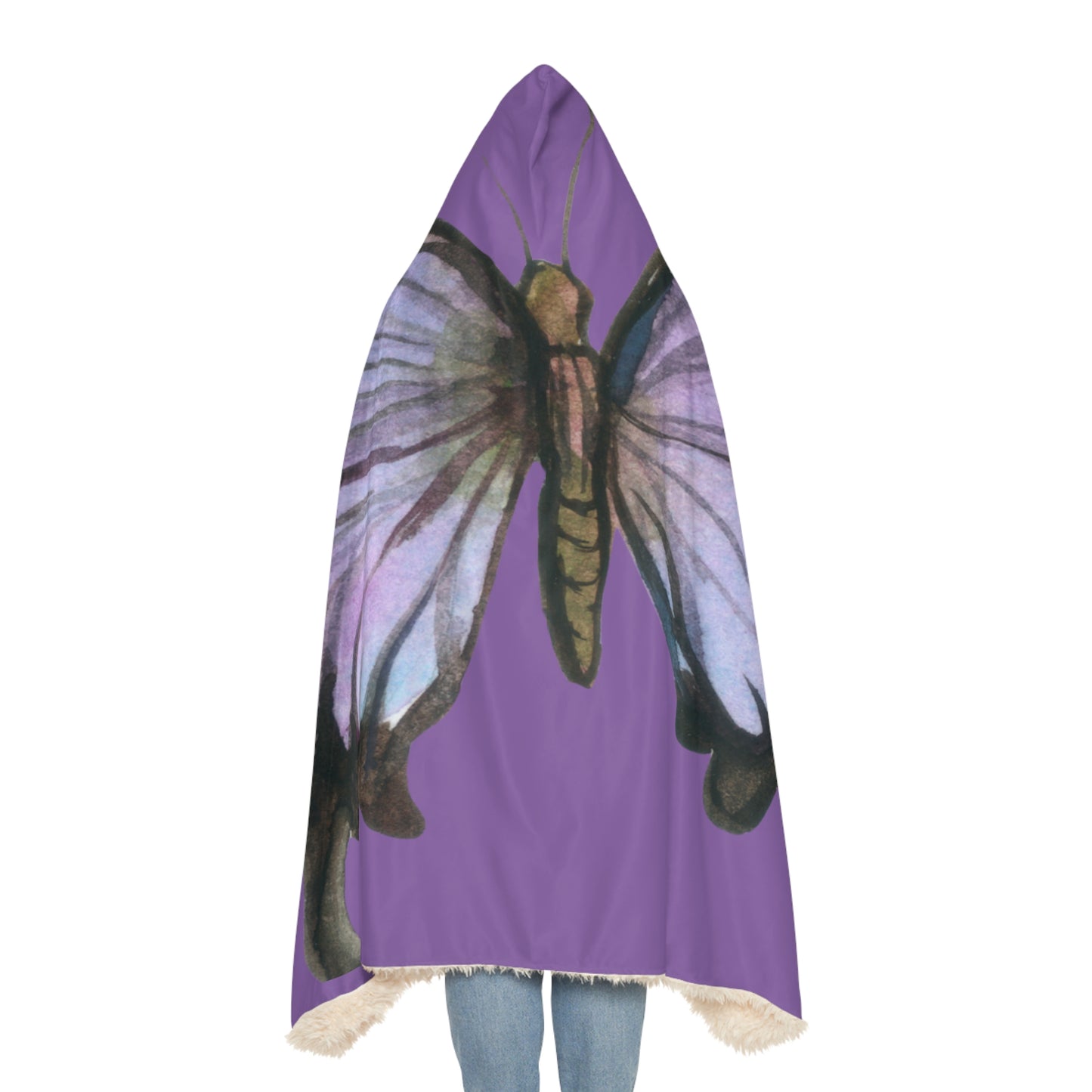 Butterfly Hooded Robe, Halloween Costume, Women's, Teens Butterfly Costume, Not Scary, Not Horror Costume