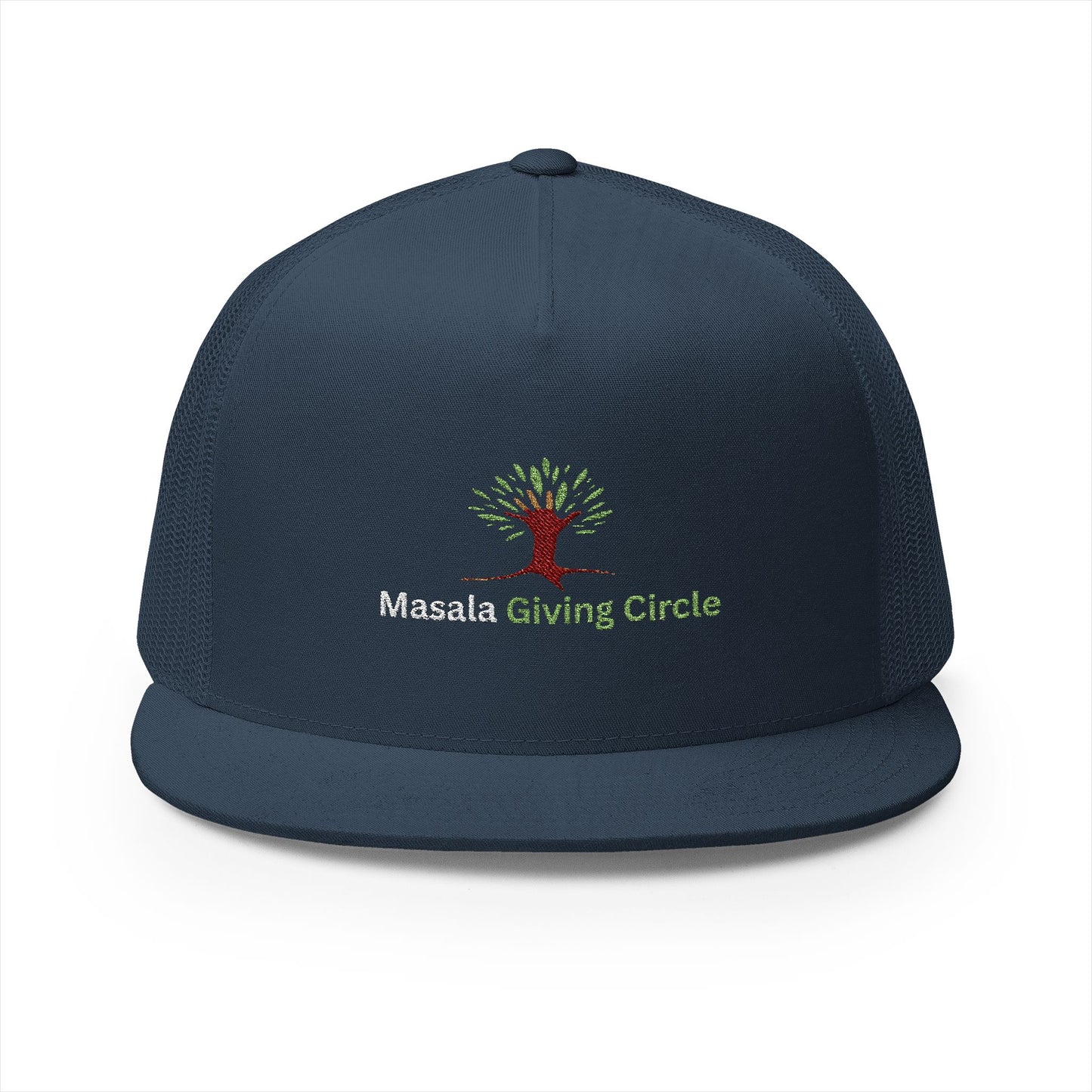 Masala Giving Circle Embroidered Trucker Cap