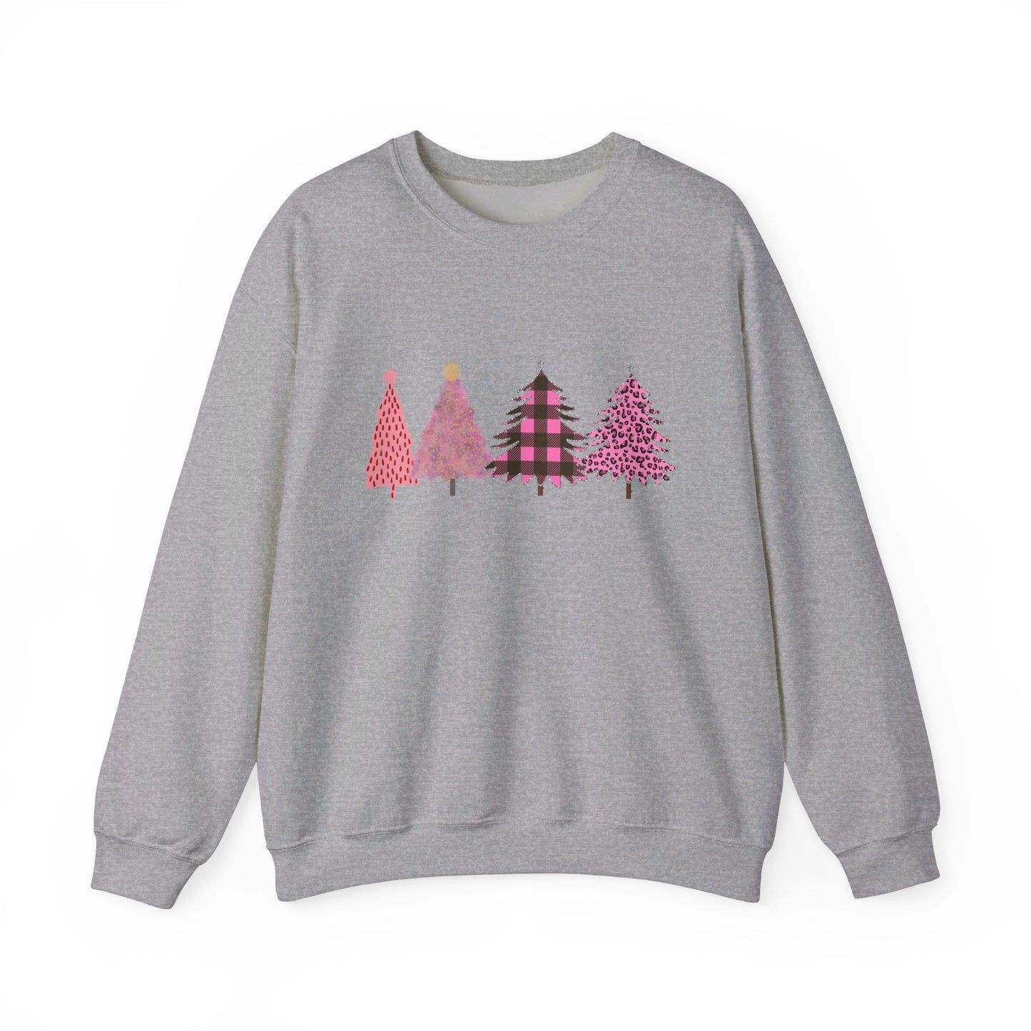 Pink Christmas Trees Sweatshirt