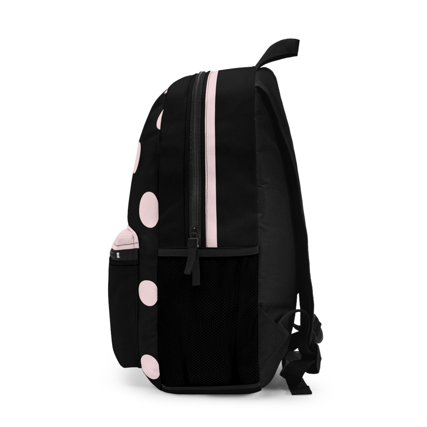 Girls Polka Dot Bow Backpack, School Book Bag, Back-To-School Backpack