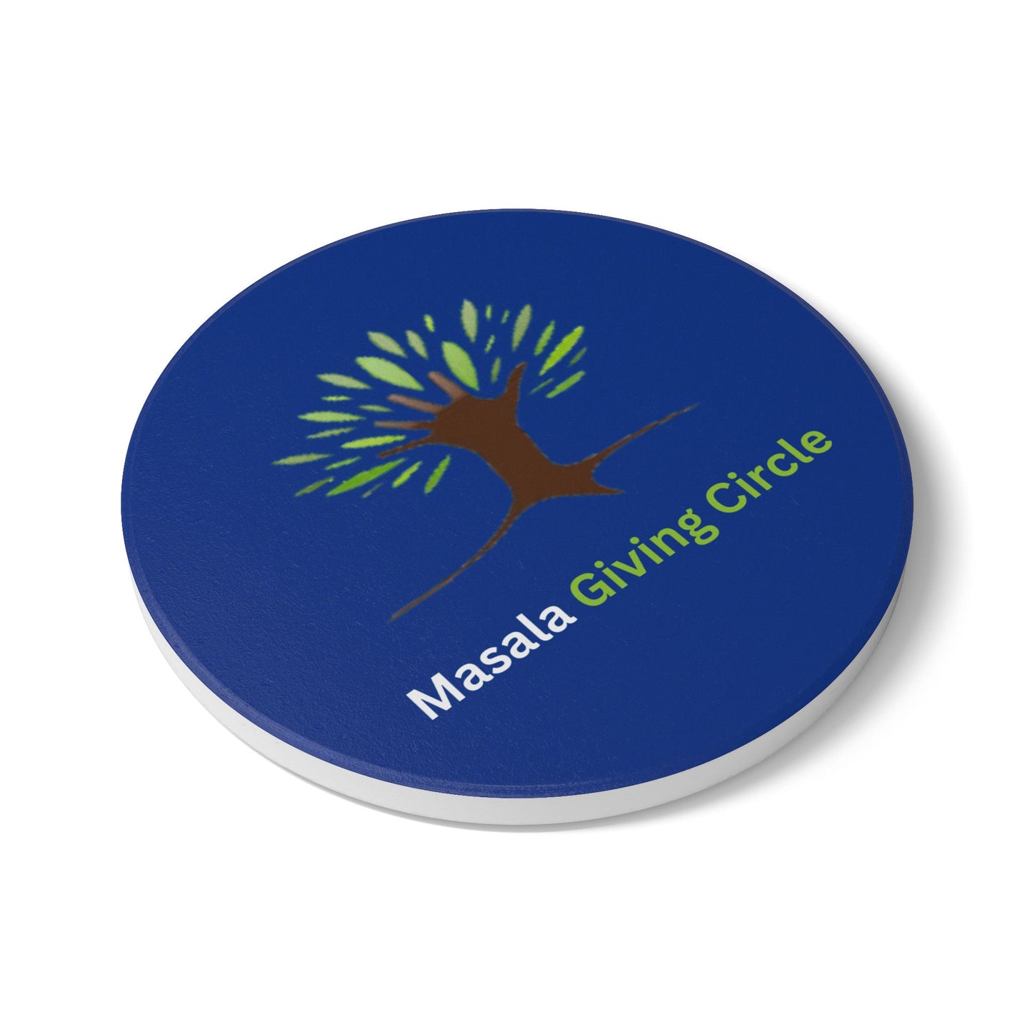 Ceramic Coaster - Masala Giving Circle Sample